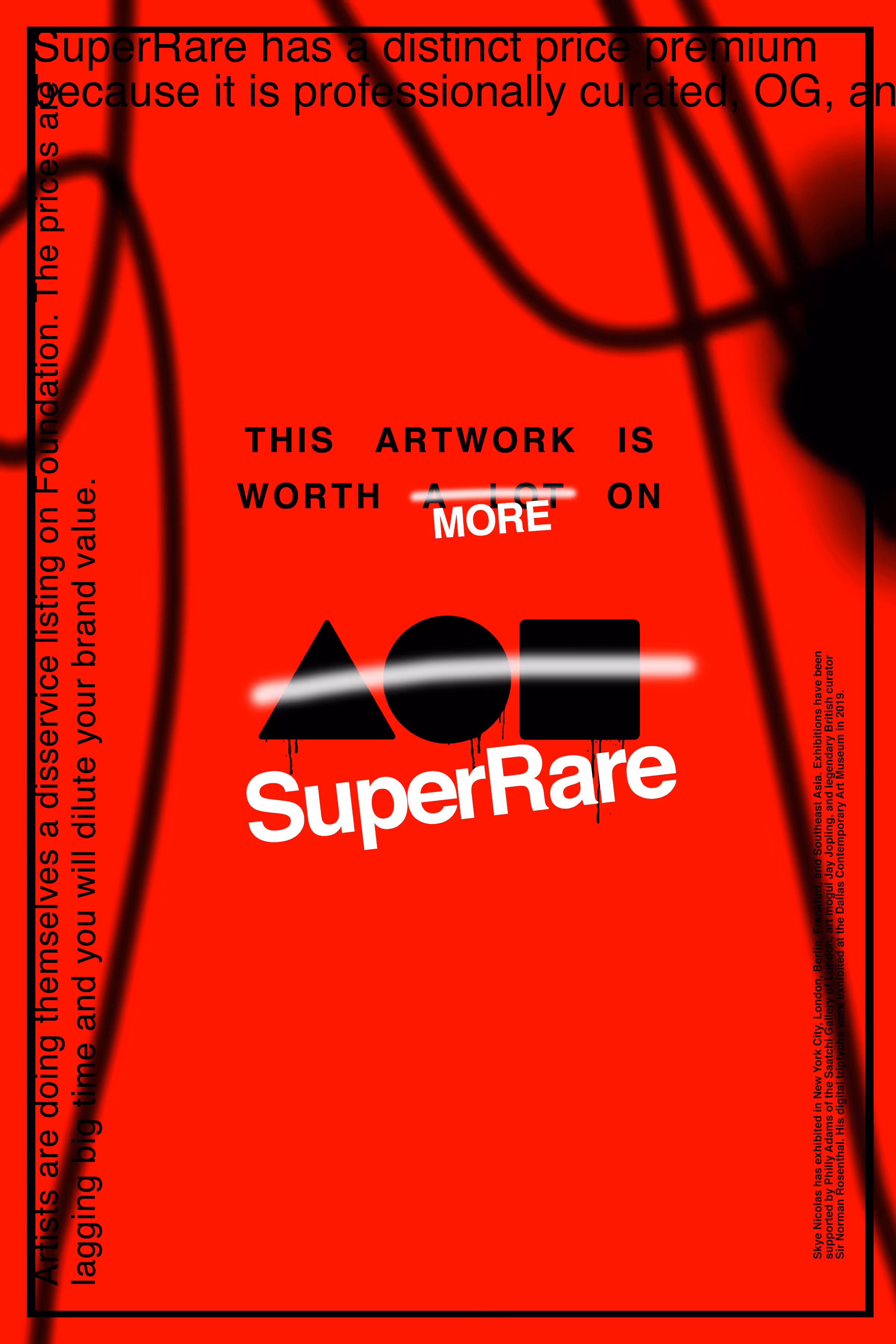 THIS ARTWORK IS WORTH MORE ON SUPERRARE [RGB/RED VARIANT EDITION]