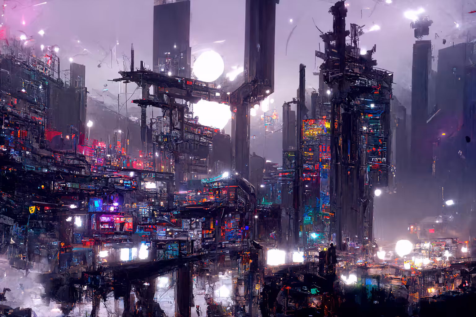 Cyberpunk Skyline 2