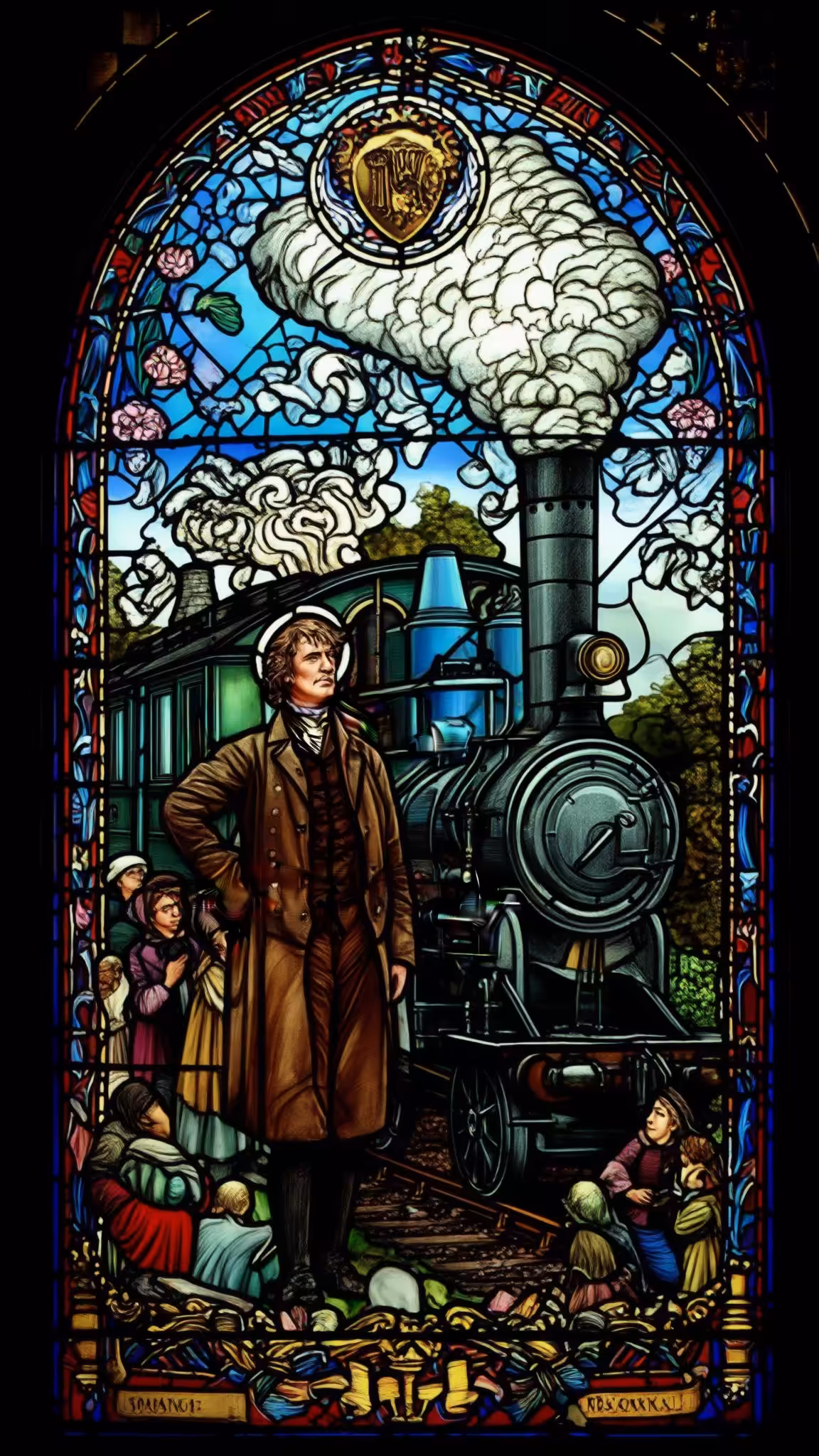 Richard Trevithick's First Steam Locomotive