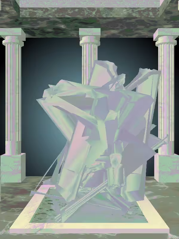 HeavenComputer: The Rising Ethereal Blue Woman #3388