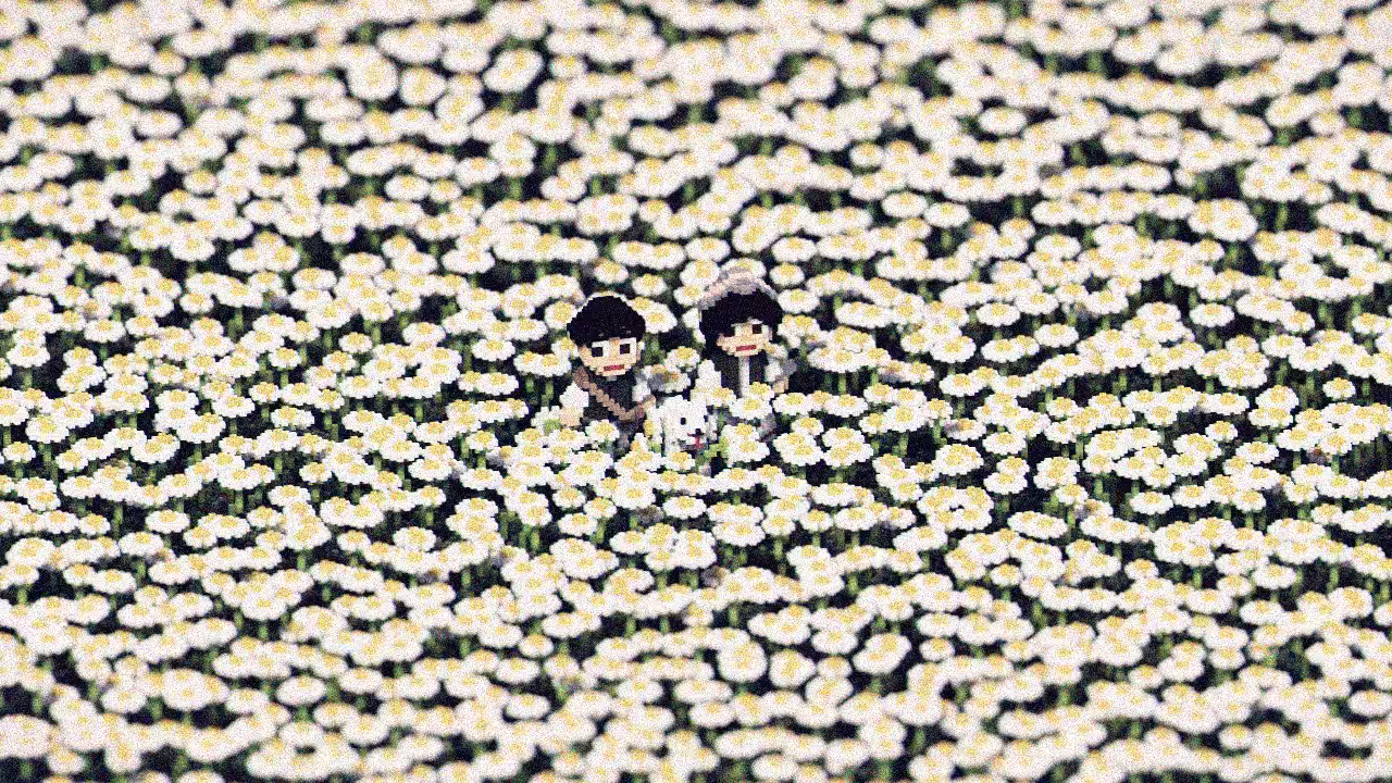 Walking Among White Daisies (Vintage I)