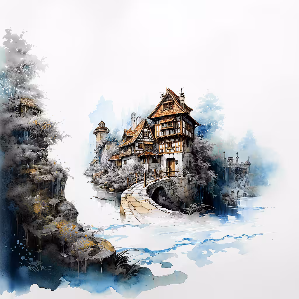 White Village #203