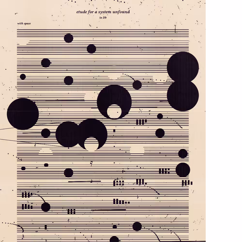 etude for a system unfound #87
