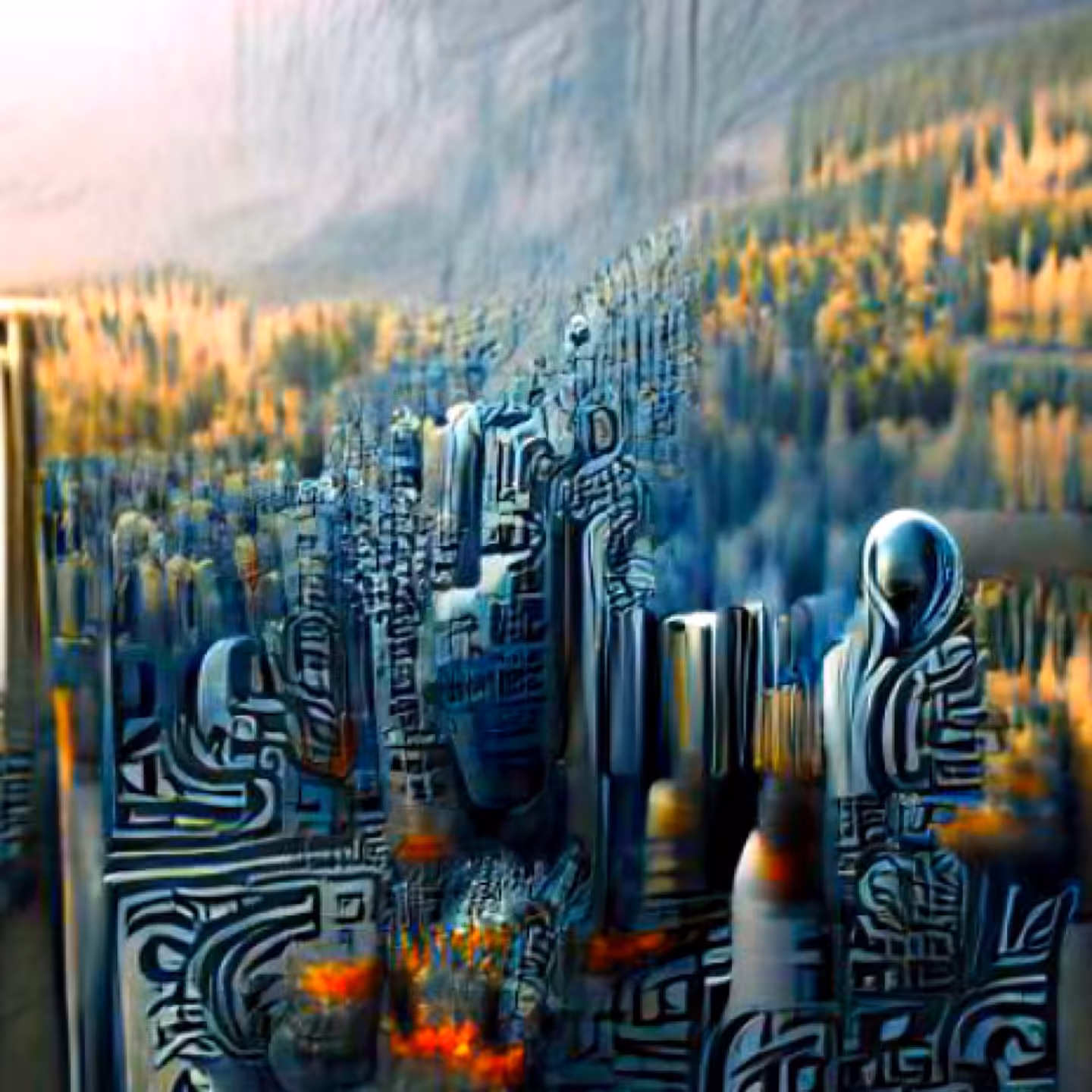 Fire In The City Of Dystopia, USA