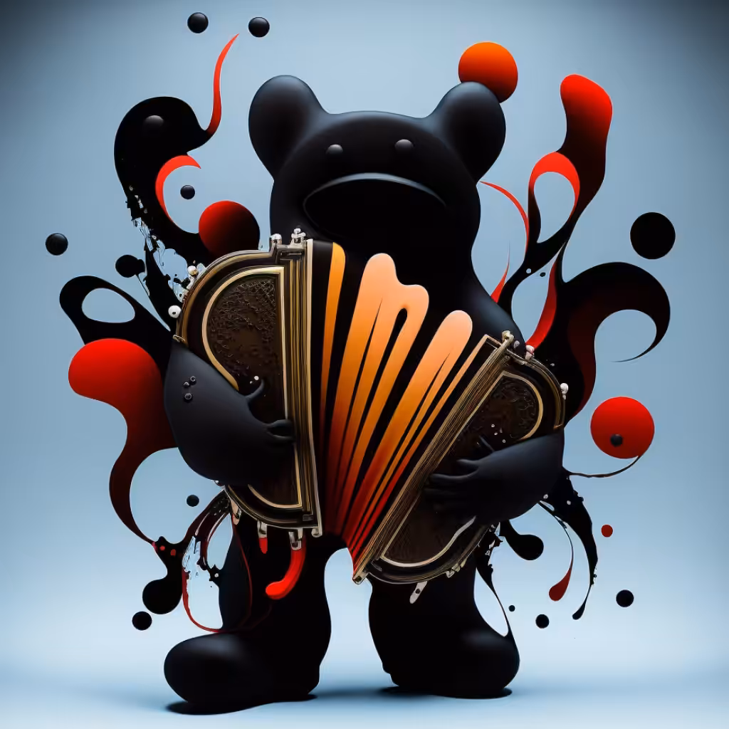 Accordion Bear #6