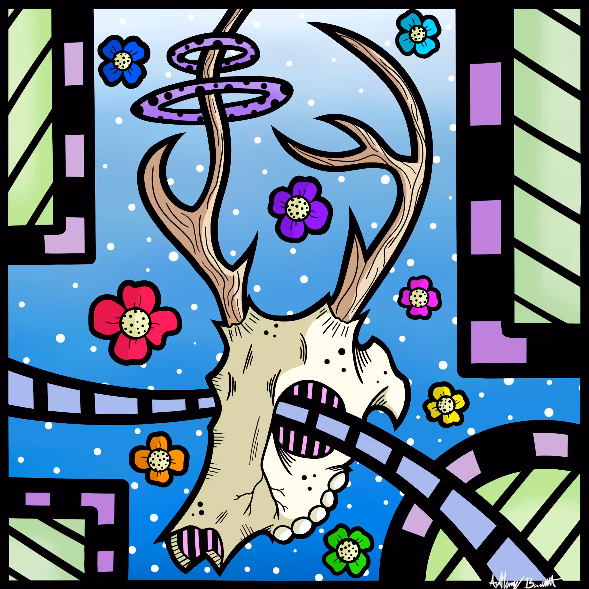 deer skull