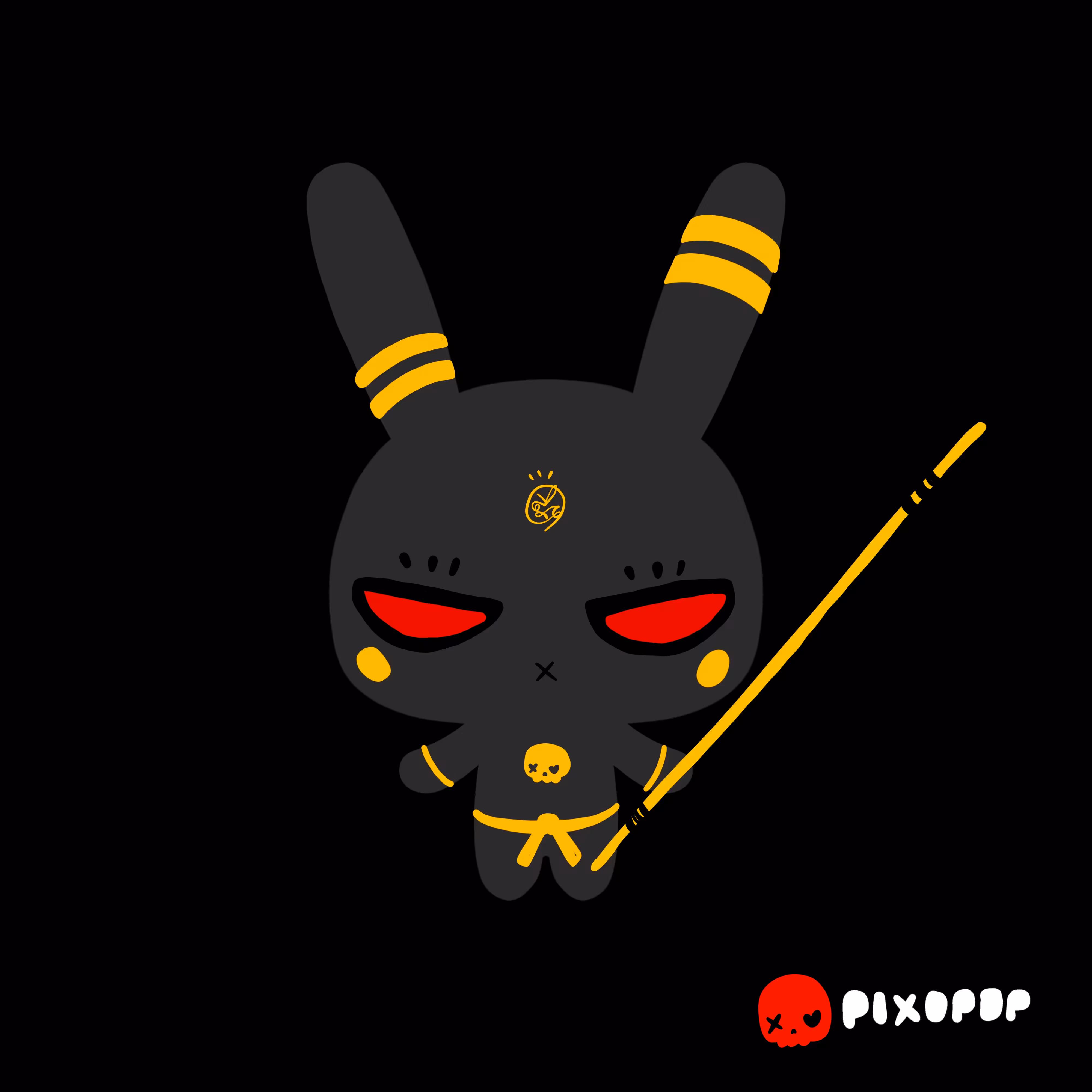PIXOPOP CUTIES: Ninja Bunny #3 (LEGENDARY)