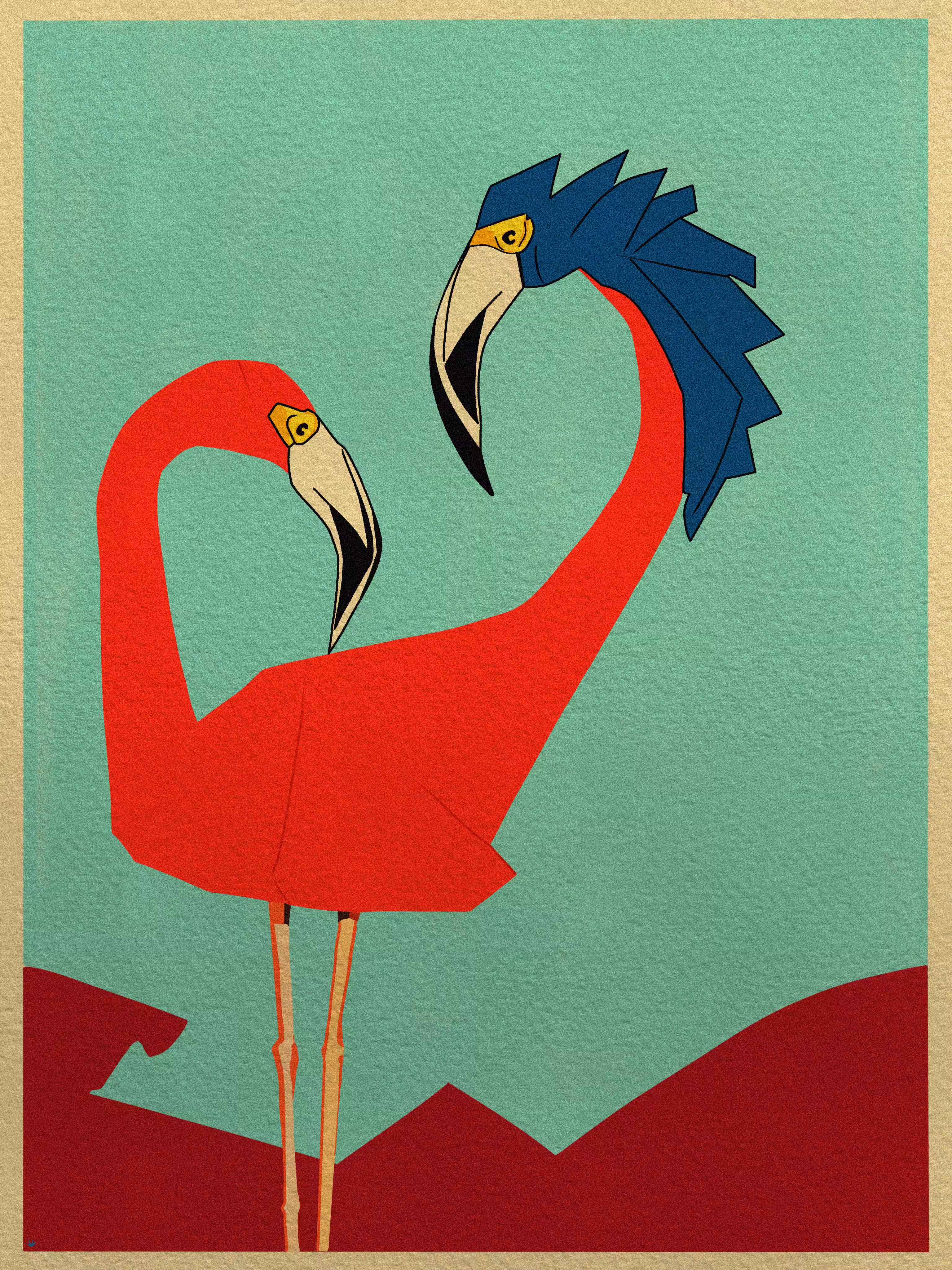 Weird Flamingo