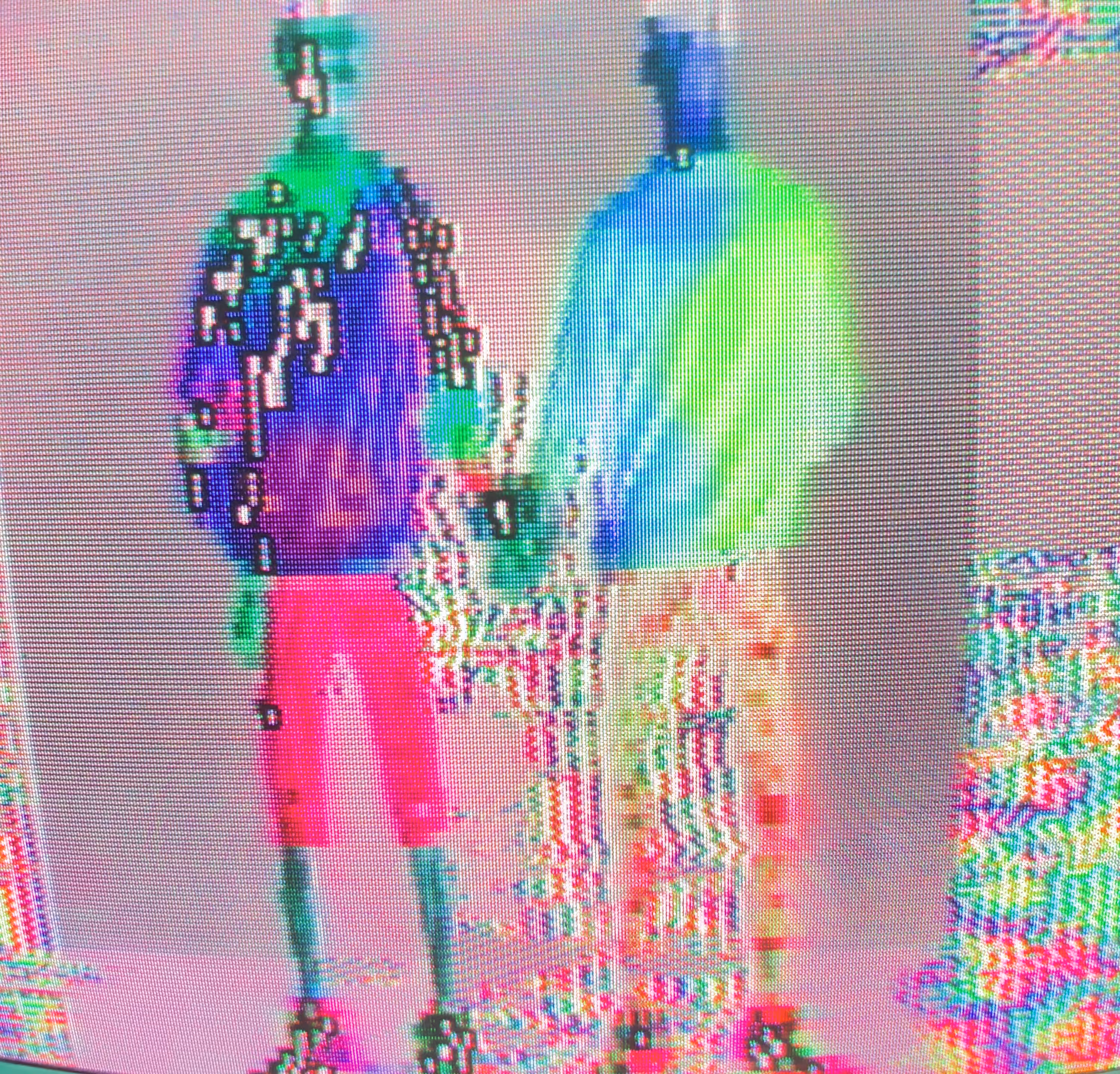 Pixelated Analog Bois in Love