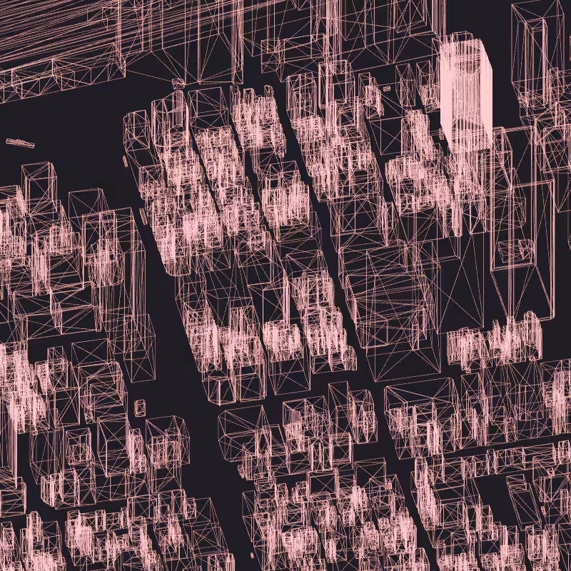 Wireframe City: Tokyo Shibuya #41