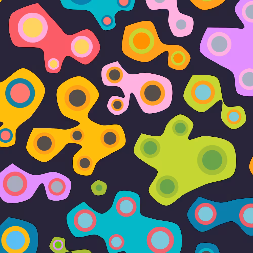 Colorful cartoon shapes(free edition) #50