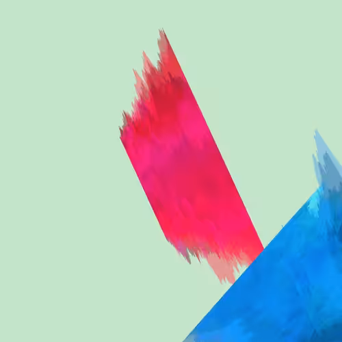 Hot Pink and Blue
