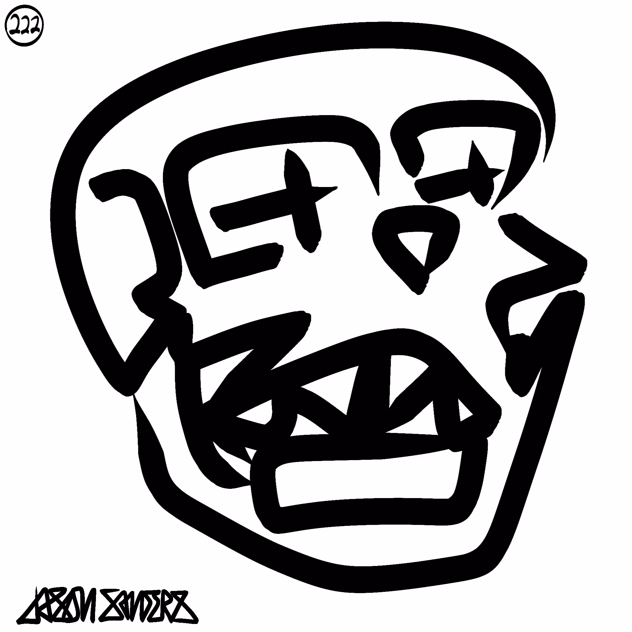 Skull Lines “Sixty-Five” By DrainedEye | #222