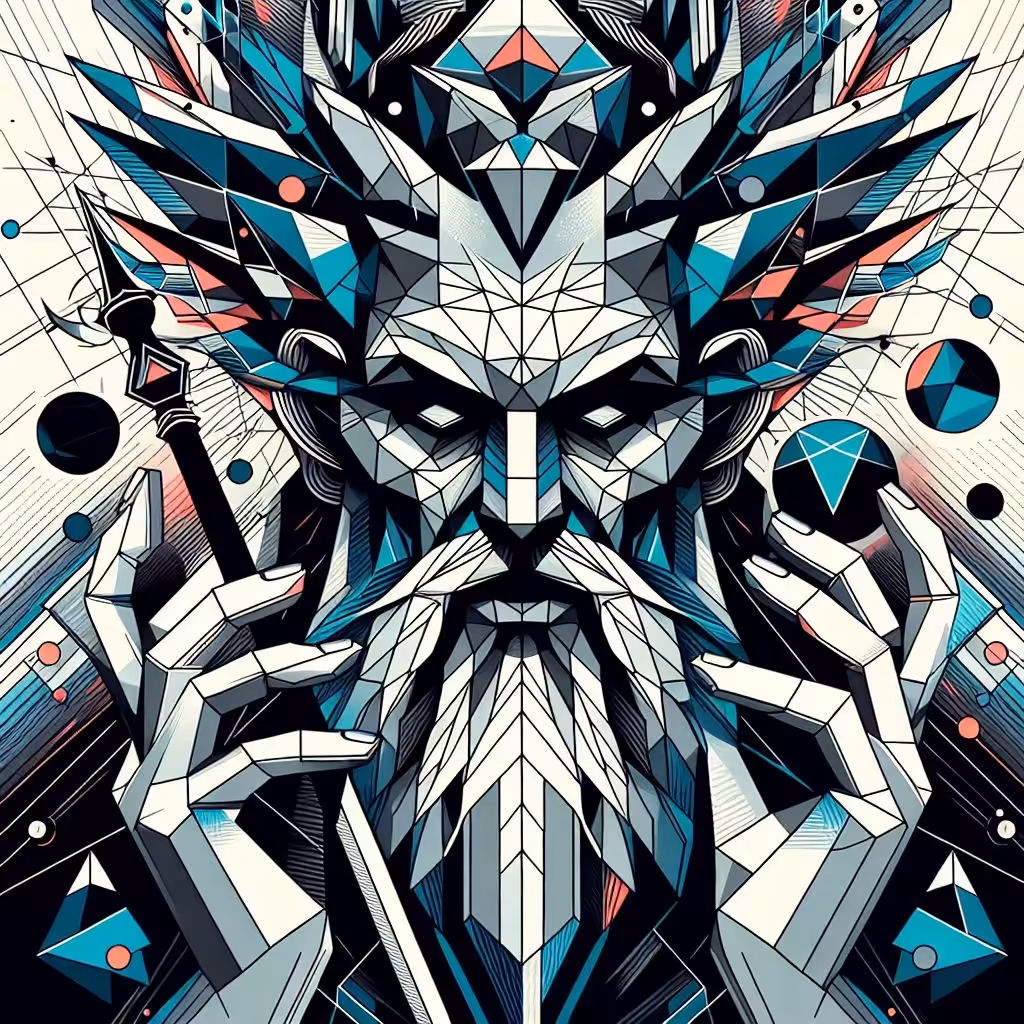 Geometric Divinity: Odin #1