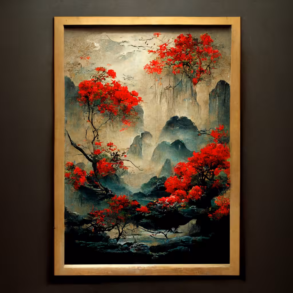Mountains and trees #1