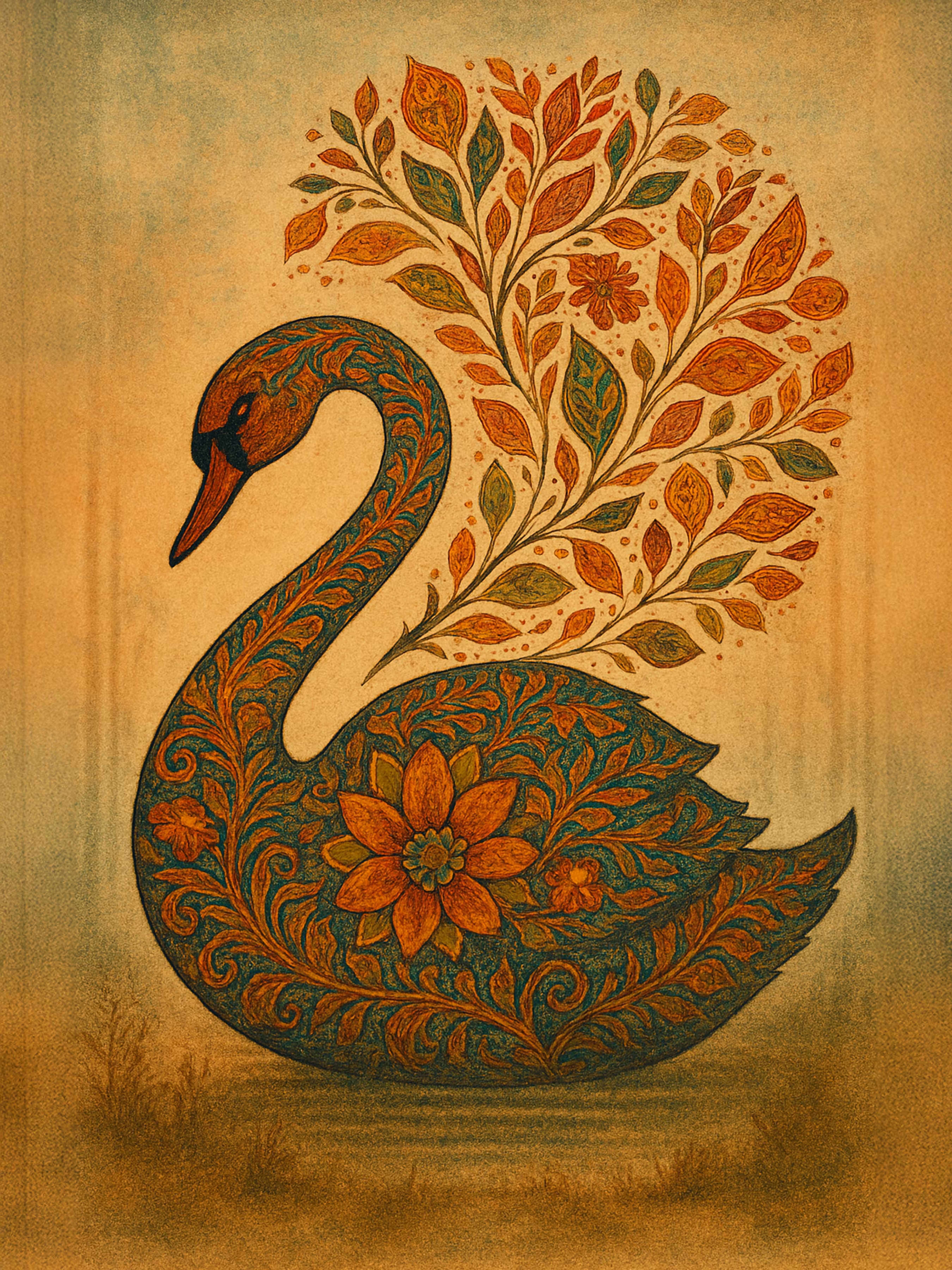 An Odyssey in Persian Fantasy Art: Saphara of the Still Waters