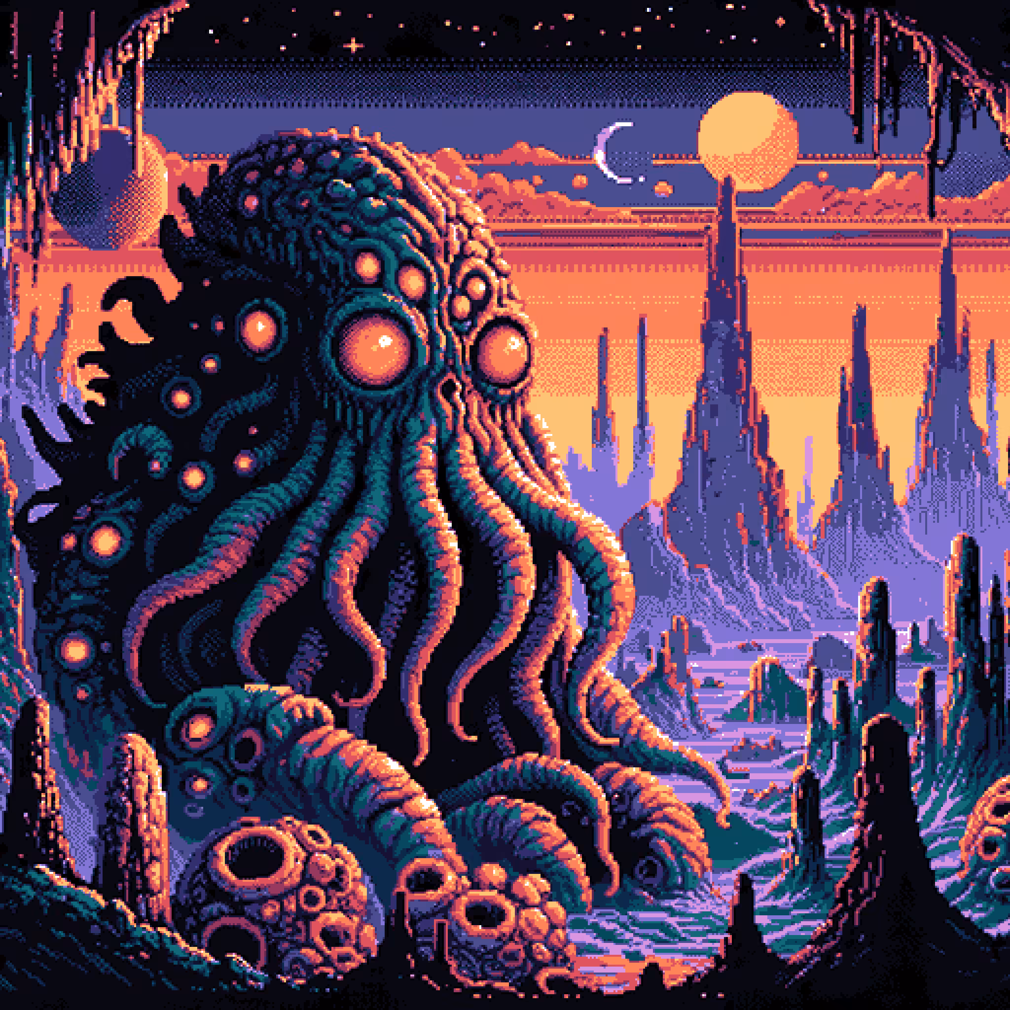  Tentaculus Prime, the Nocturnal Overlord of the Duskshard Spires