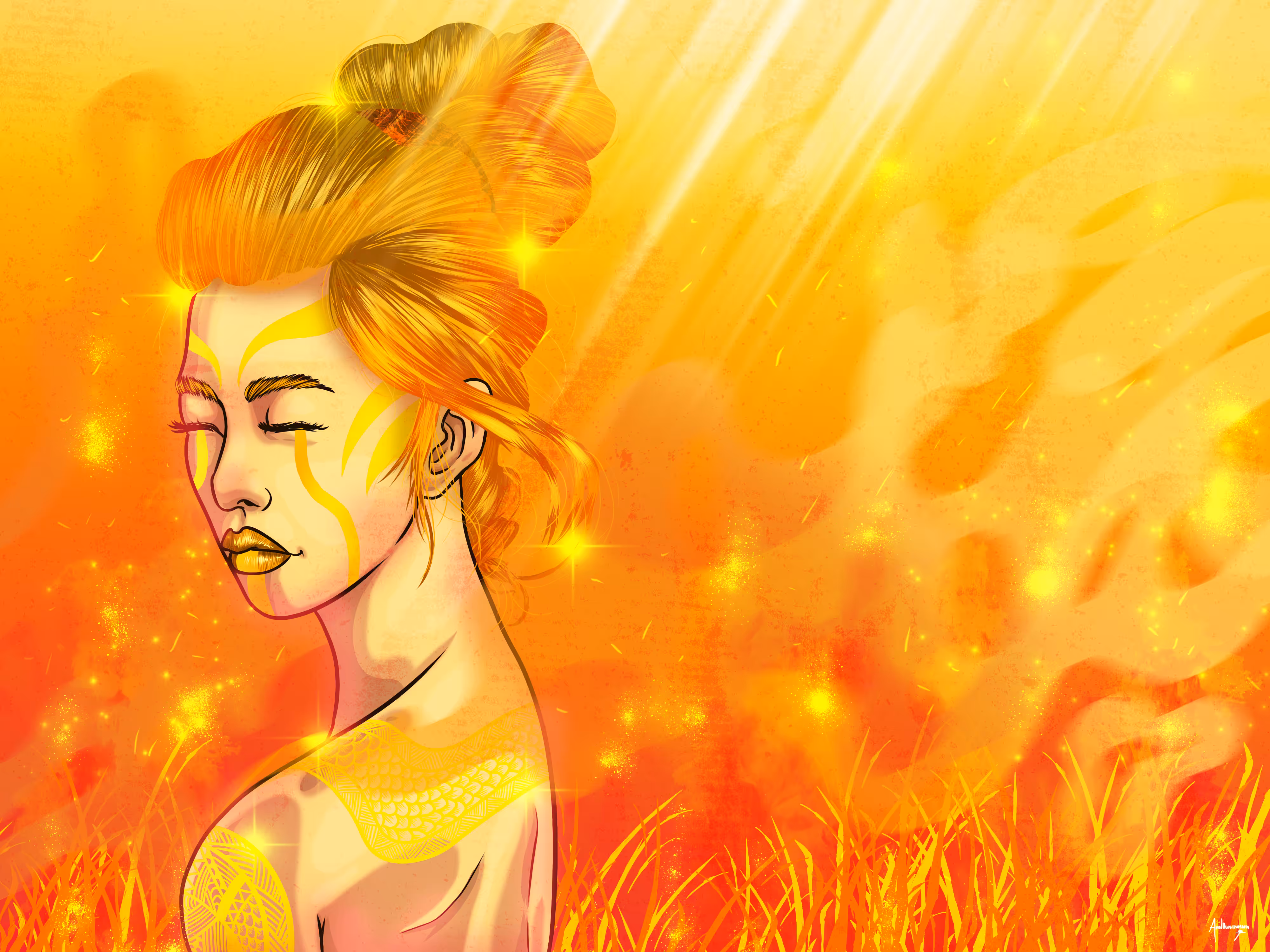 GOLDEN FIRE GIRL