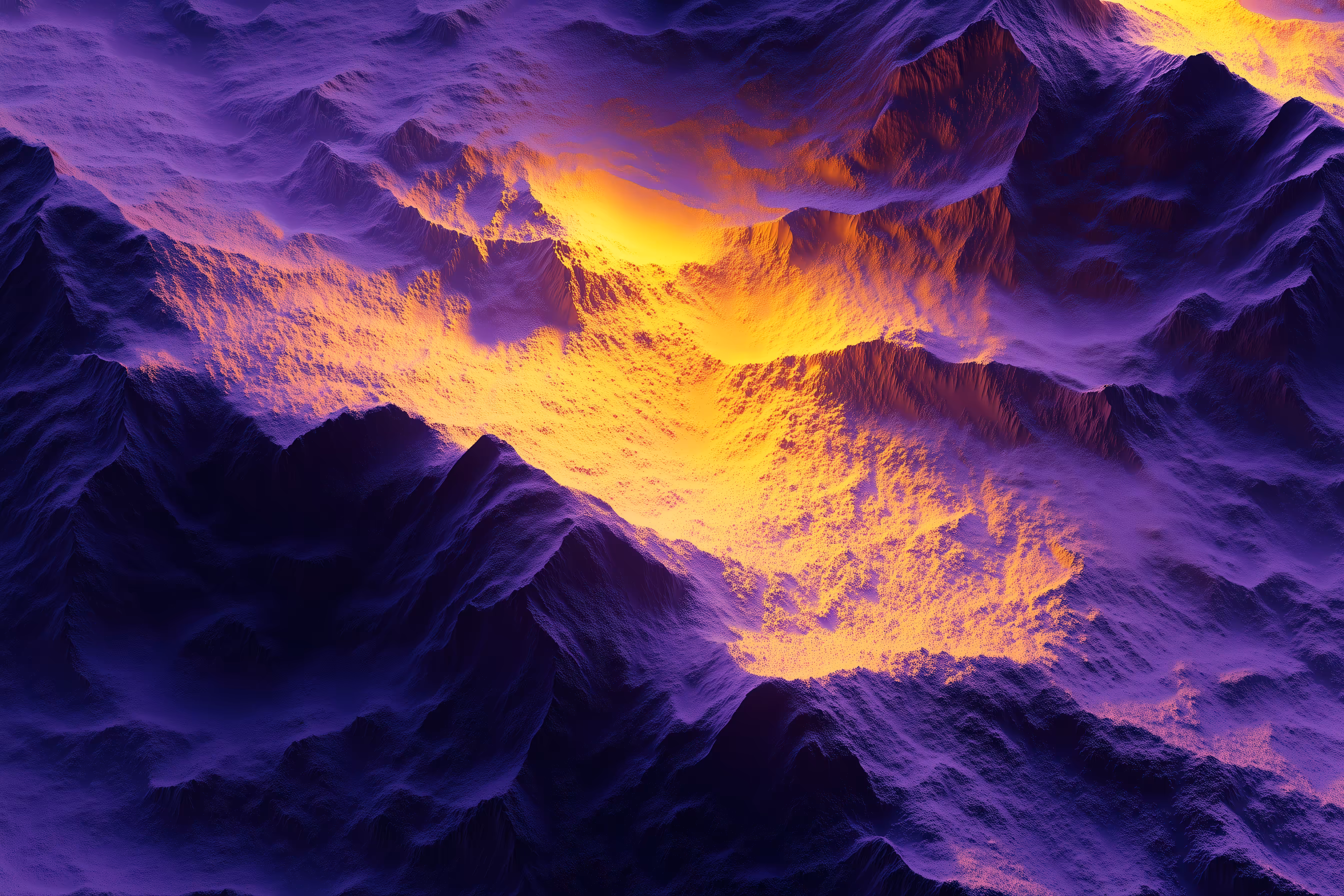 Paysage d’un rêve incandescent