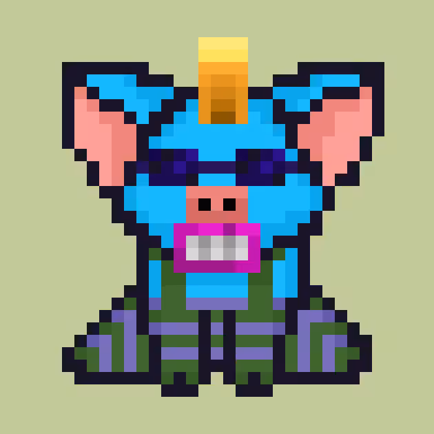 Punk Pig #00146