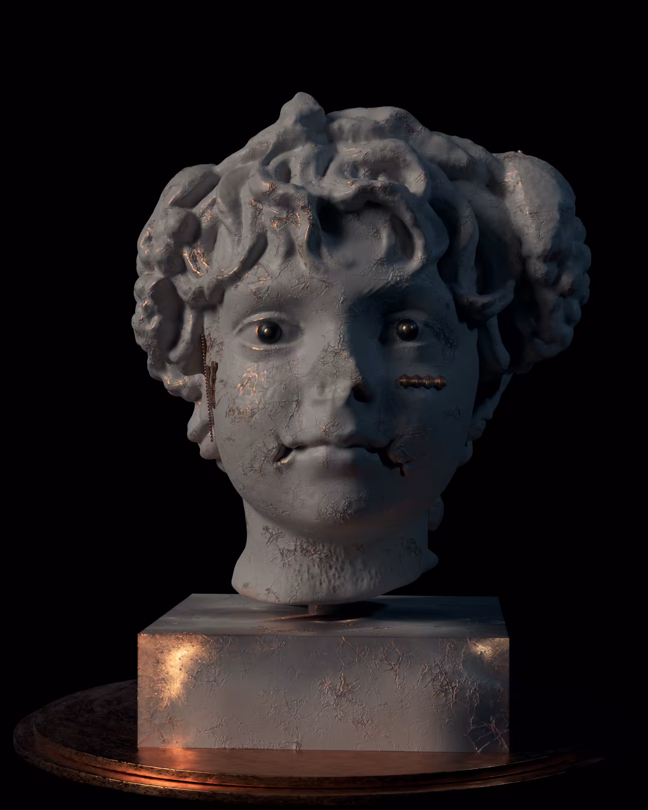 Head of a boy