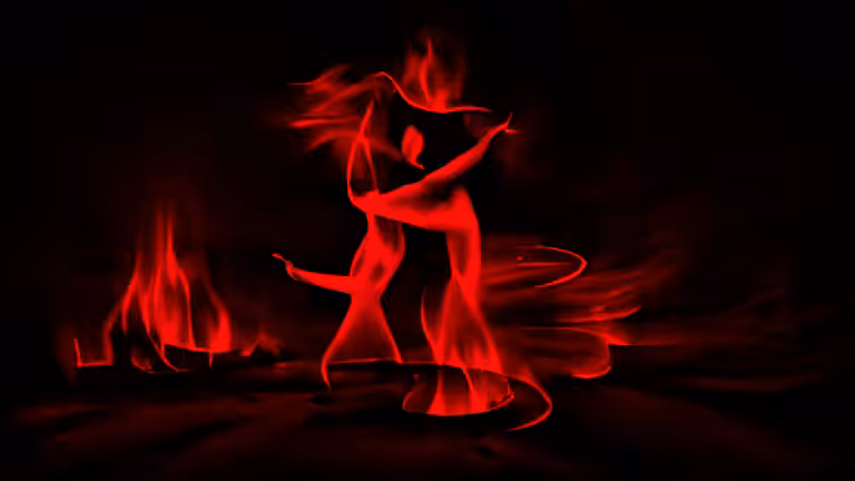 Fire Dance With Me (pixray_genesis)