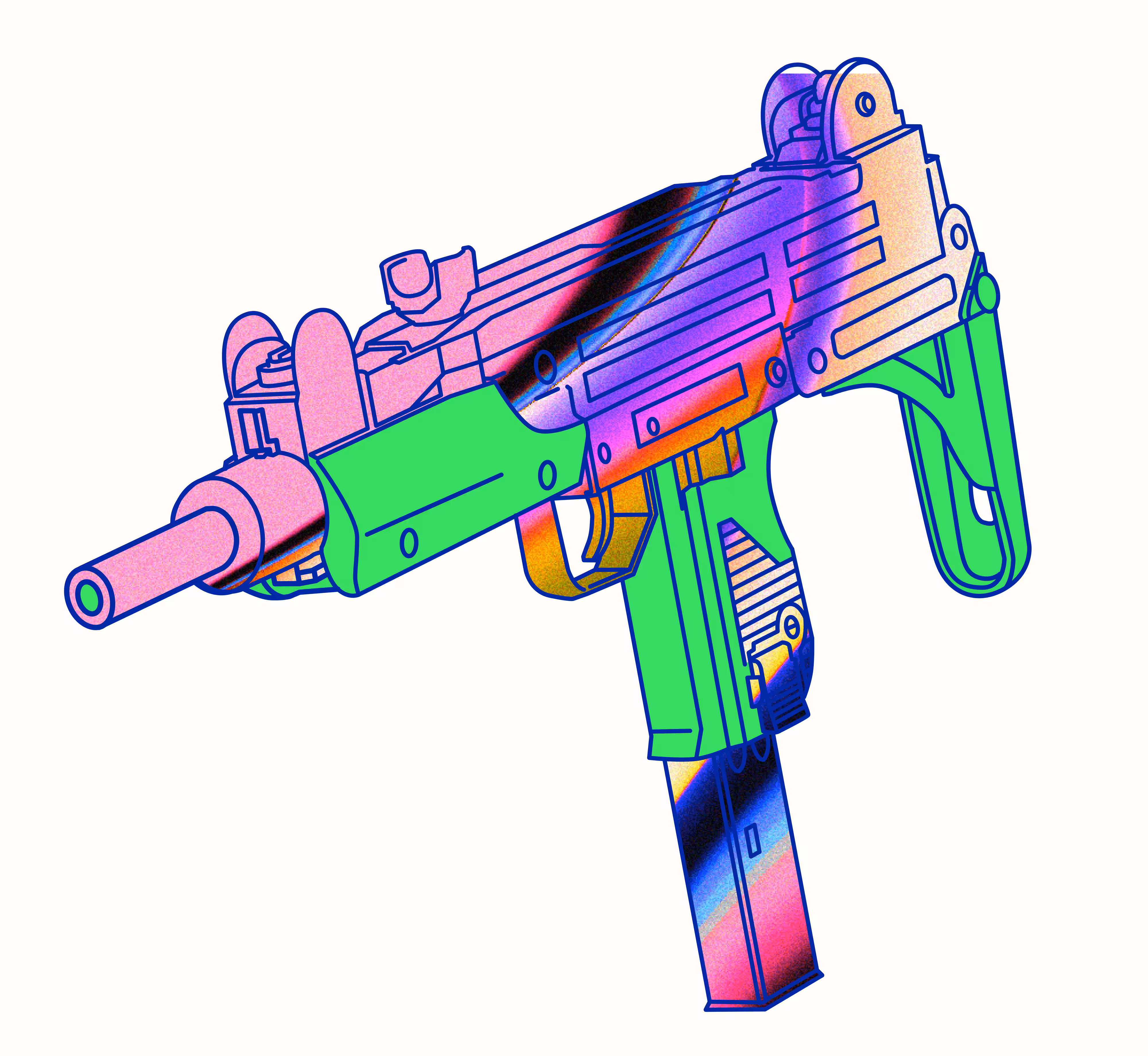 Krypto Gun - Uzi - Reactive Sludge 1/1