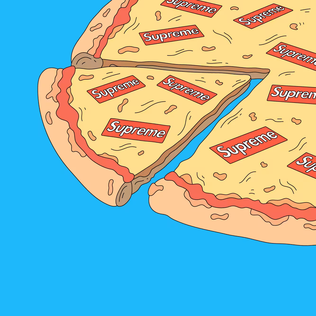 Somehoodlum Catalog: Supreme pizza #166