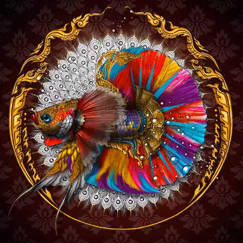 Multicolor Betta