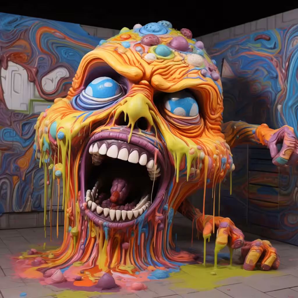bcrandall805.eth on Objkt: A Monster in my Room