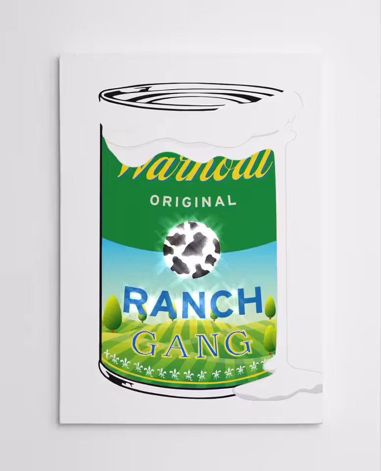 WARHODL "DRIPPING RANCH GANG" Original Can