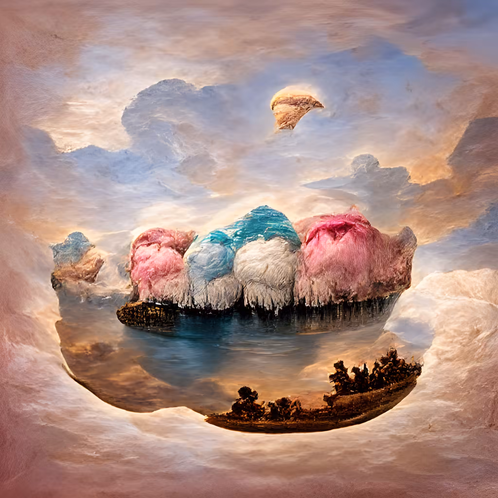 Cotton Candy Landscape #07