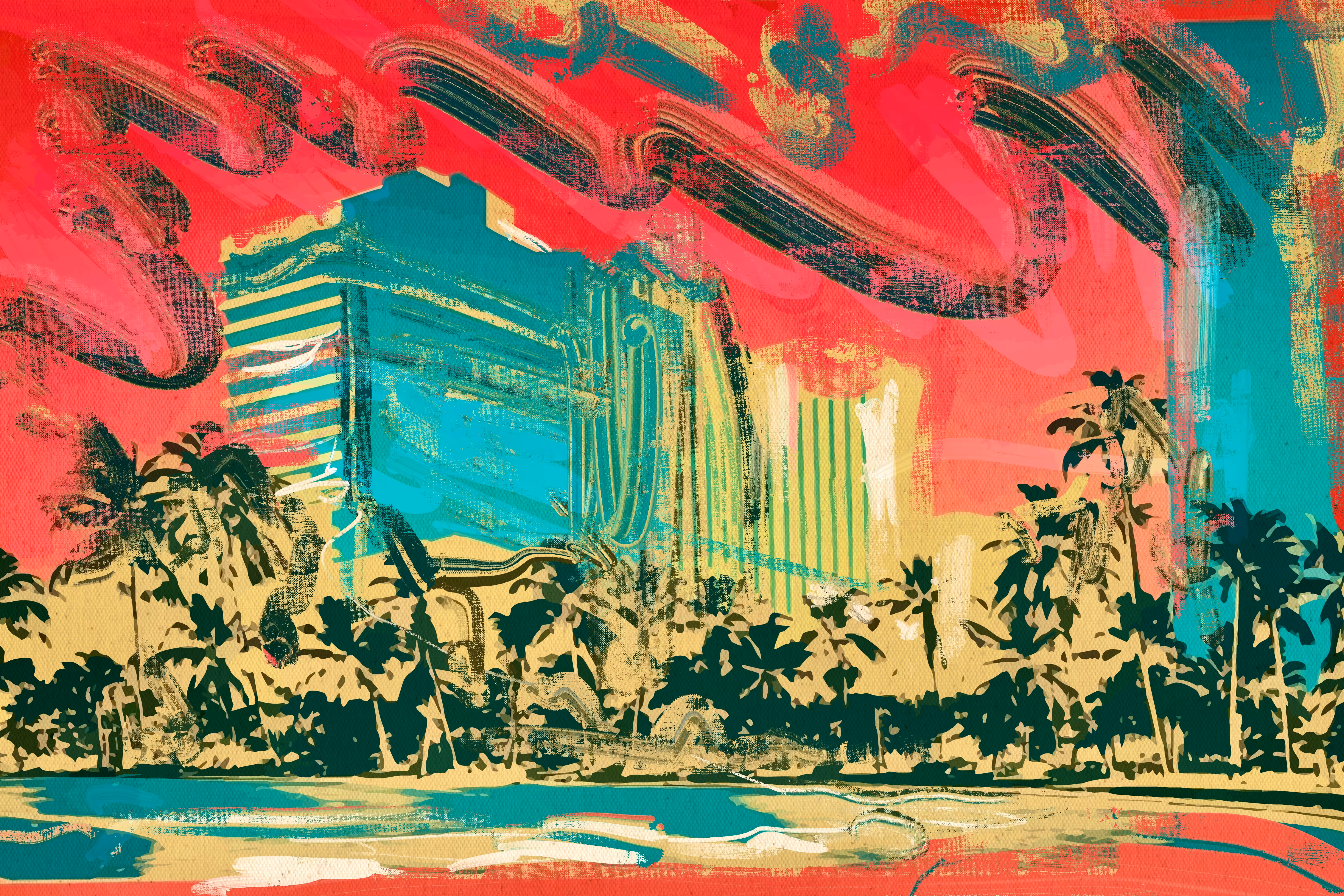Hotel and Palms - MIAMI 85