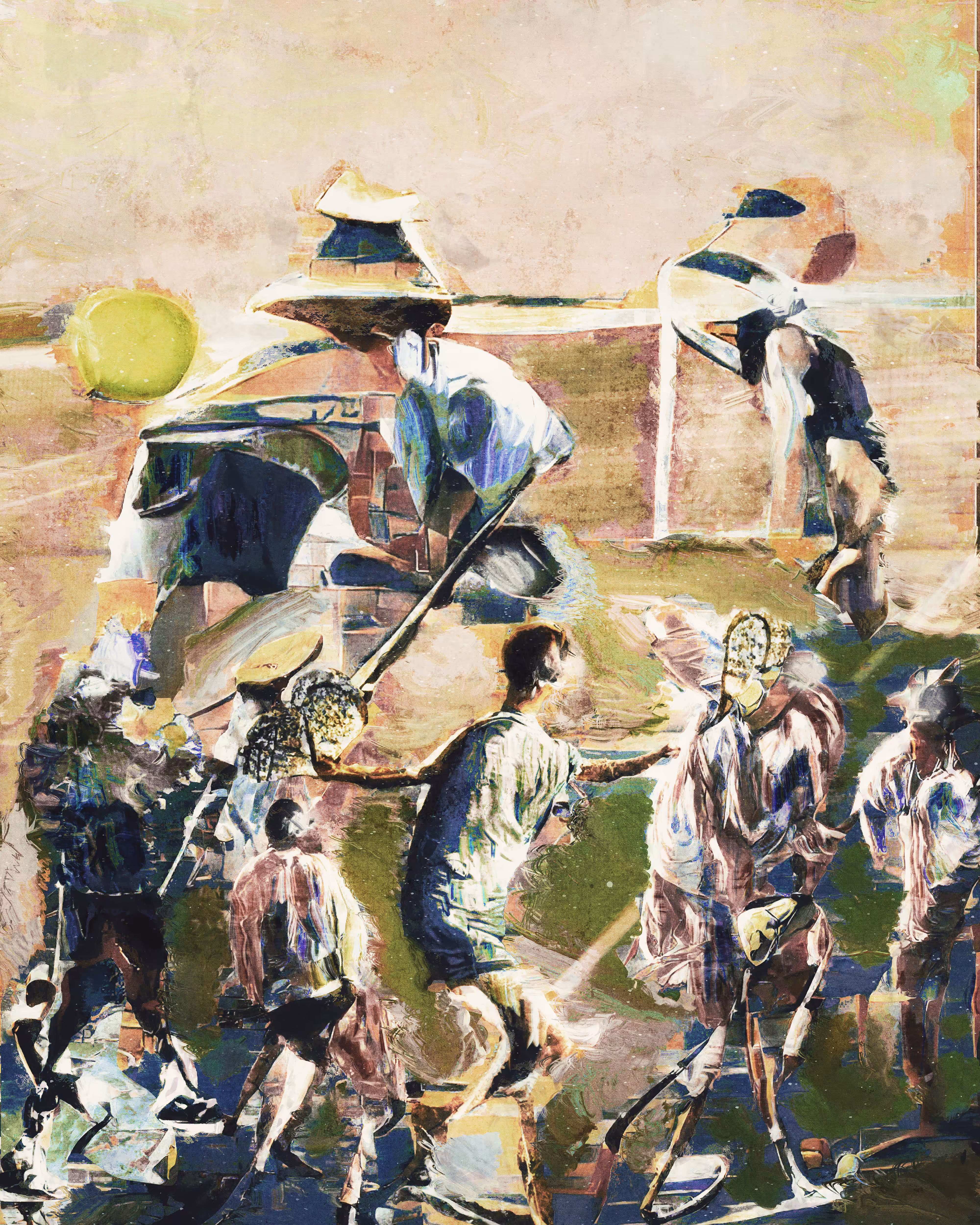 Tennis Team Practice