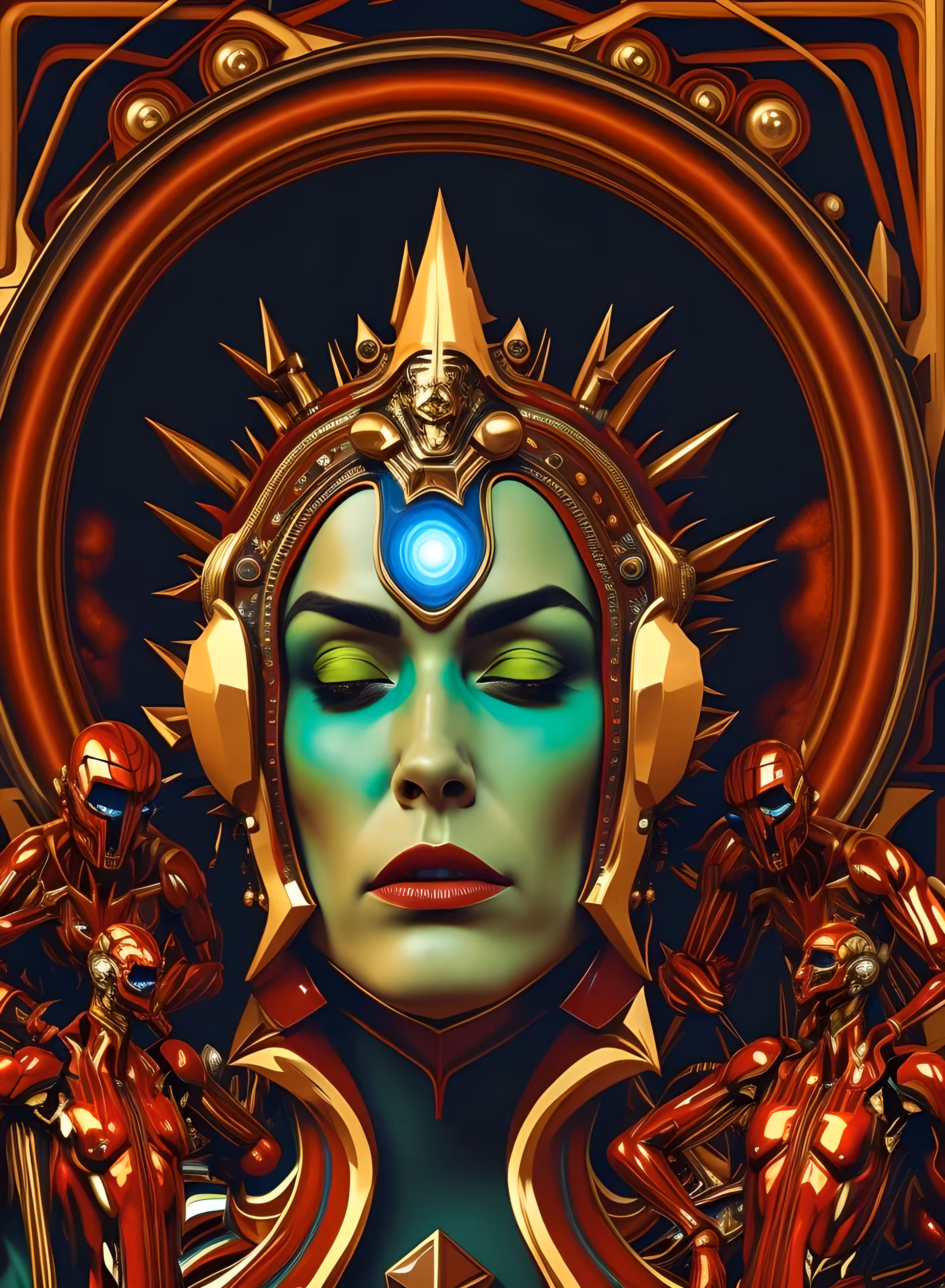 AI Image Collection 2024: Queen Morgana
