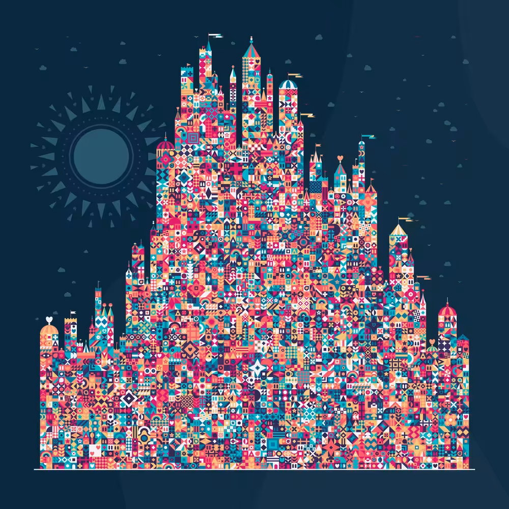Patchwork Metropolis #4 | Rokozal