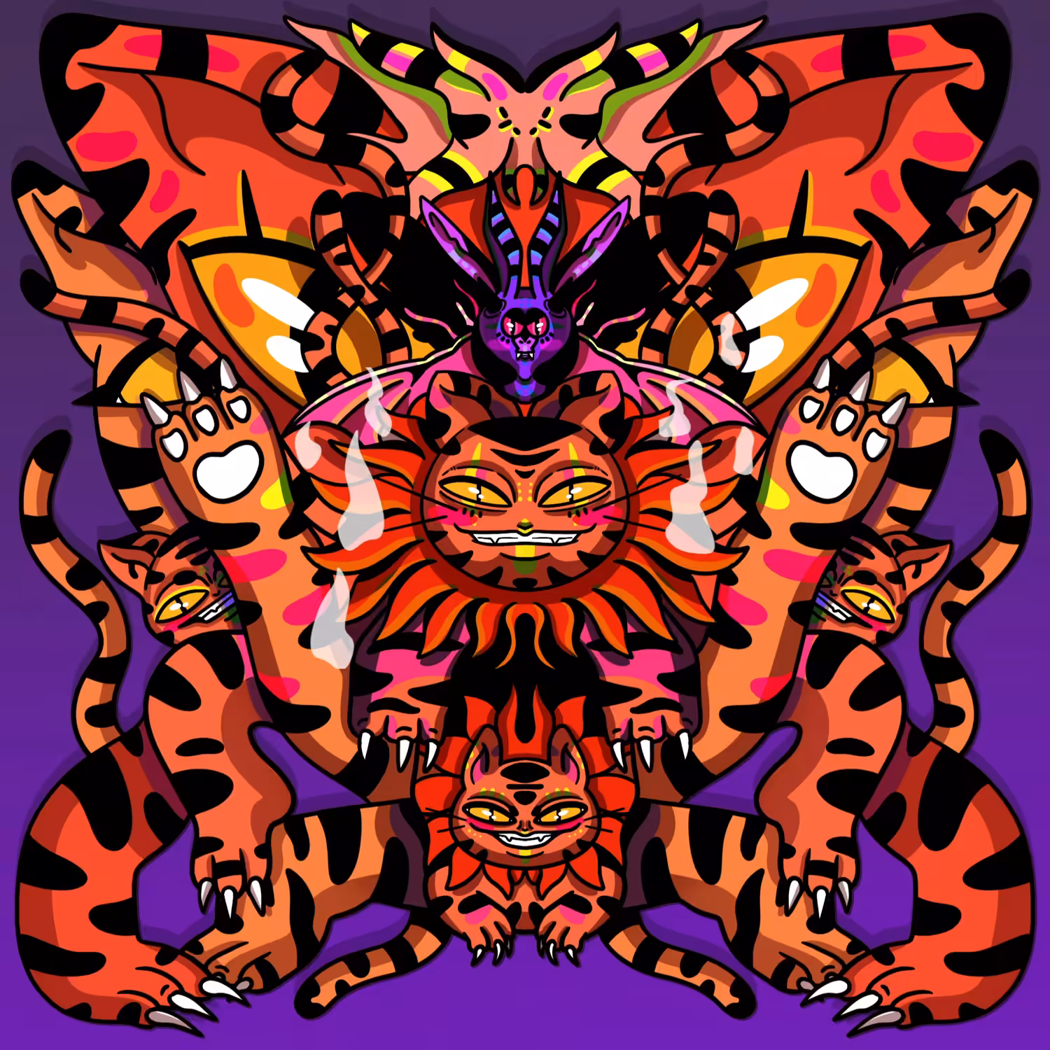 Cerberus Tiger | Underworld Creature | DEMON kids Companion