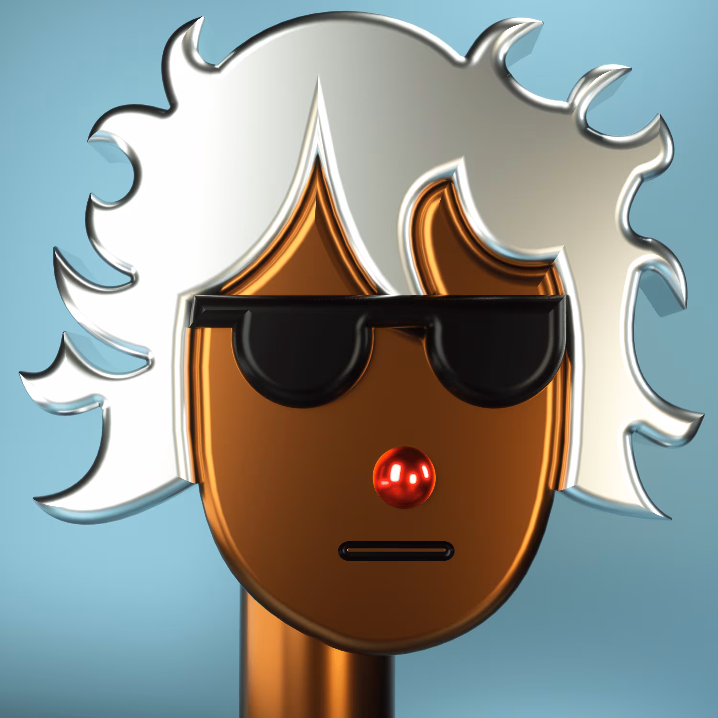 3D Chrome Punk #0204