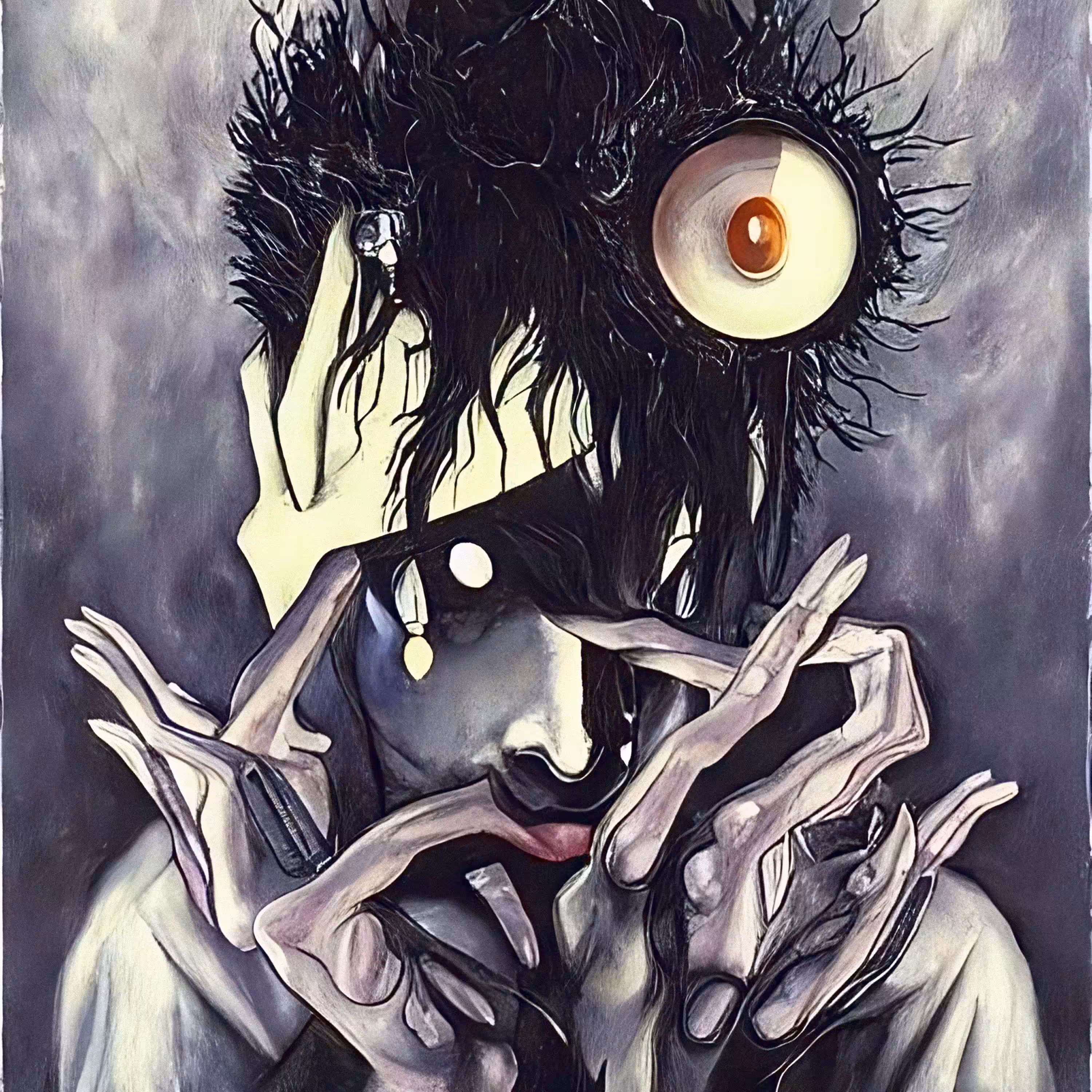Face of the horror