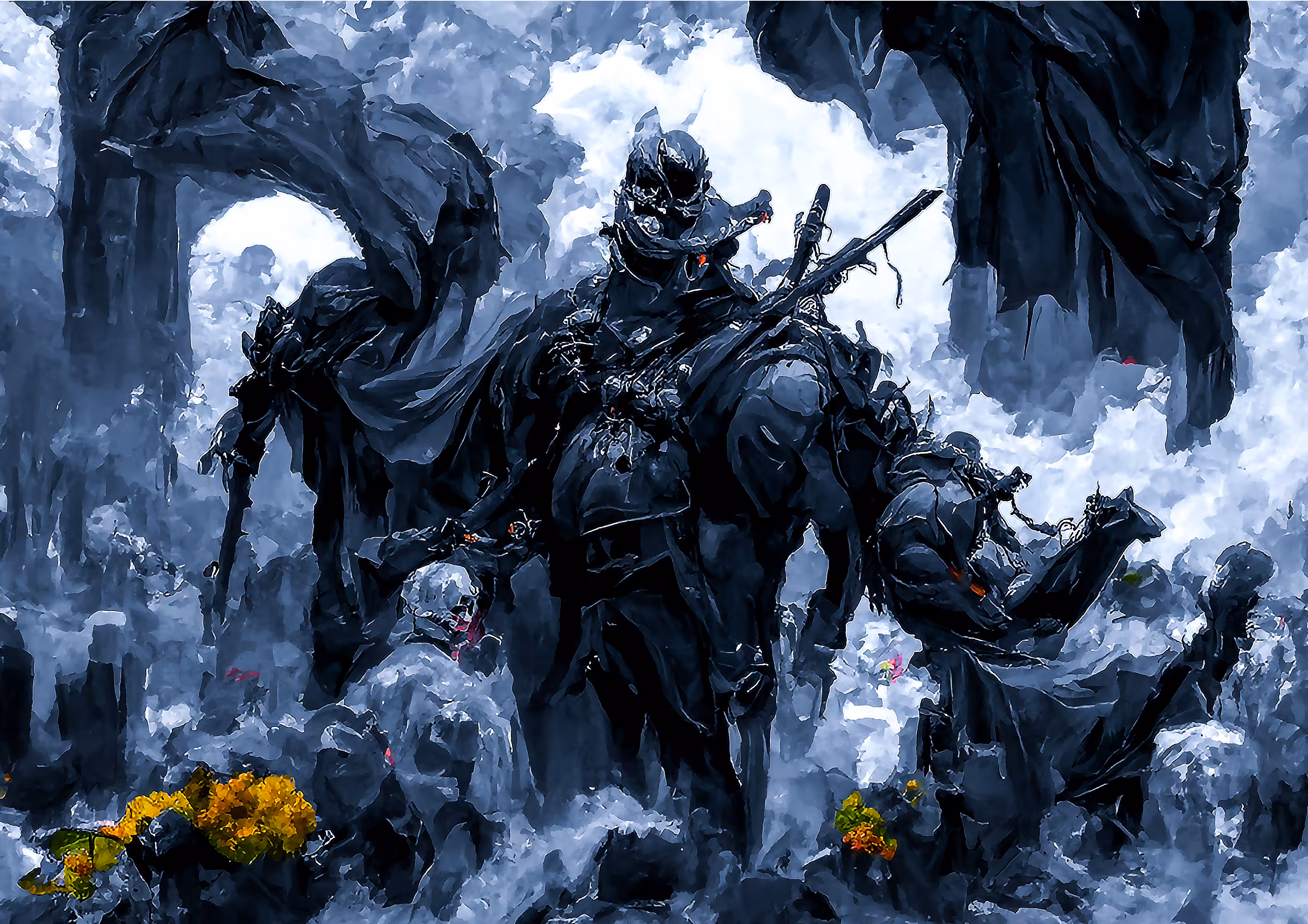 A warrior in A Garden