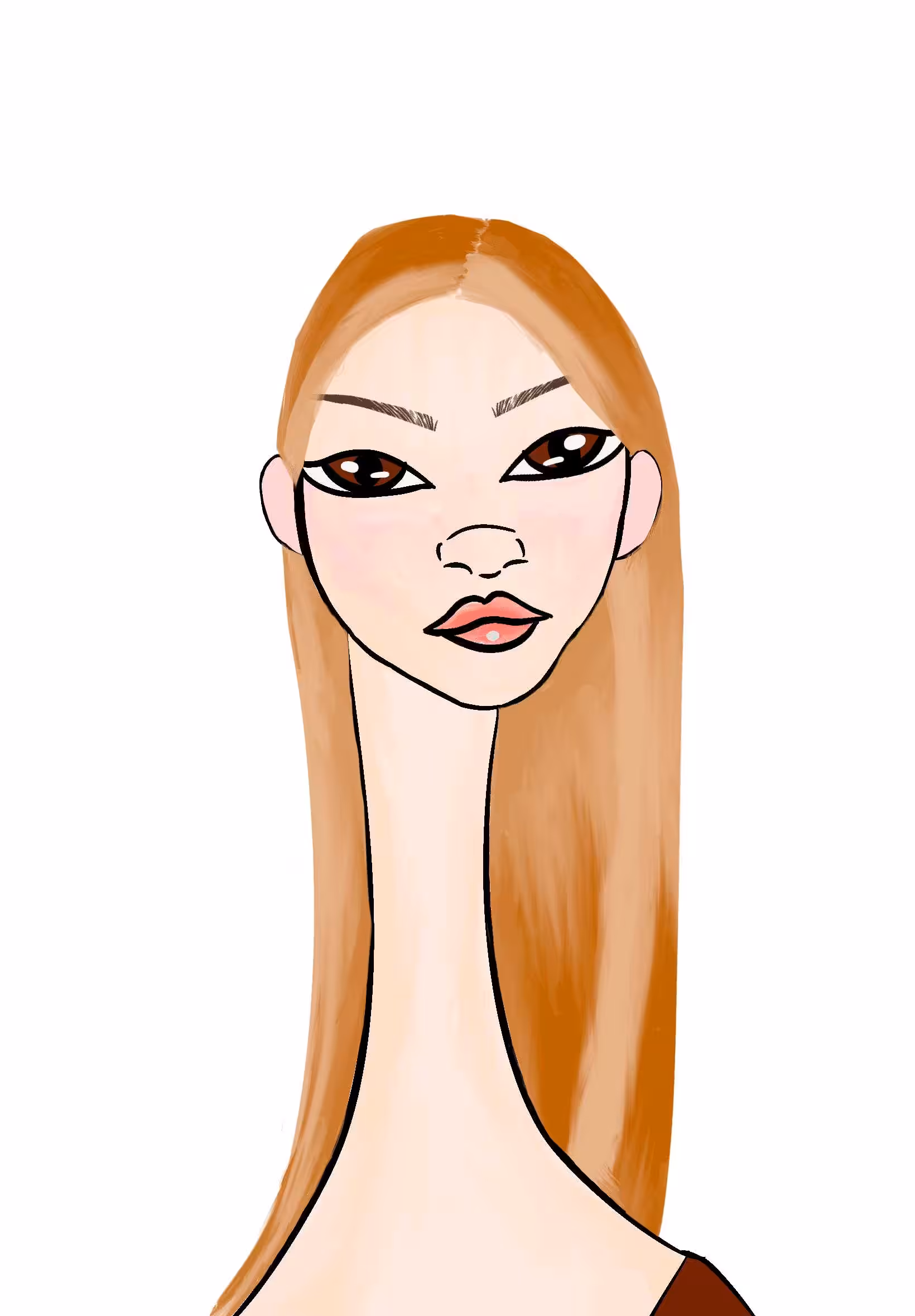 Long Neckie Ladies: Long Neckie Lady #1712