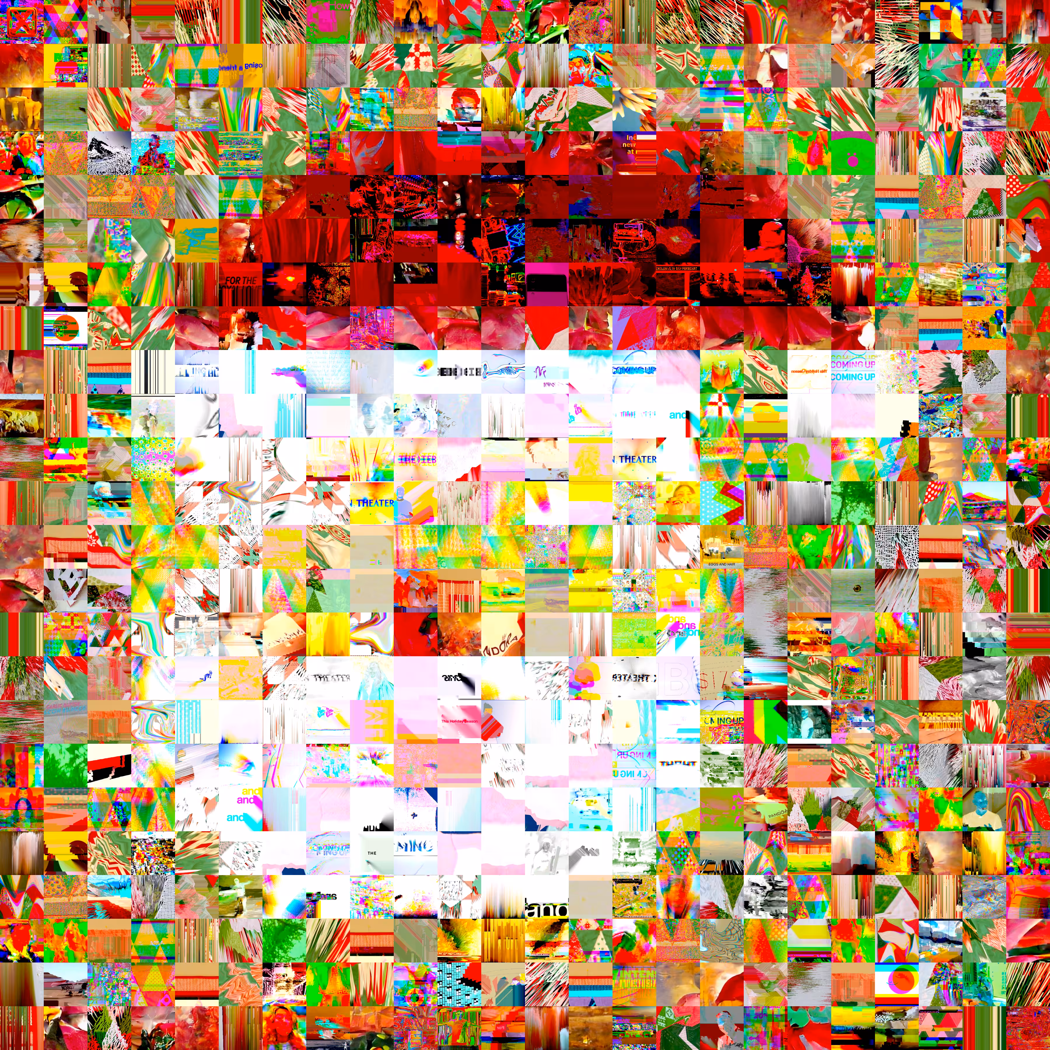 2021 Christmas Glitch Quilt 21
