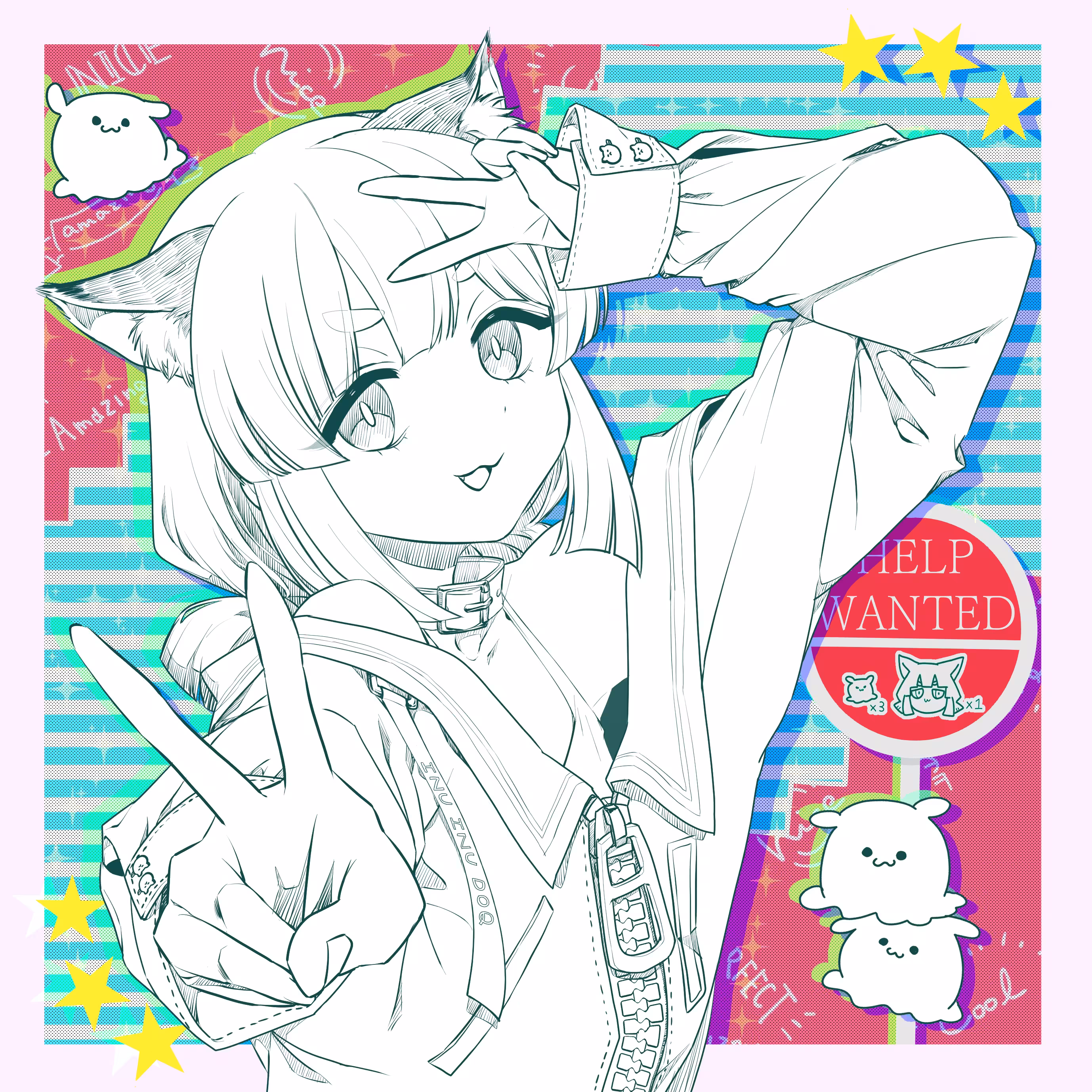 Her little cat (KEMOMIMI GIRL#3)