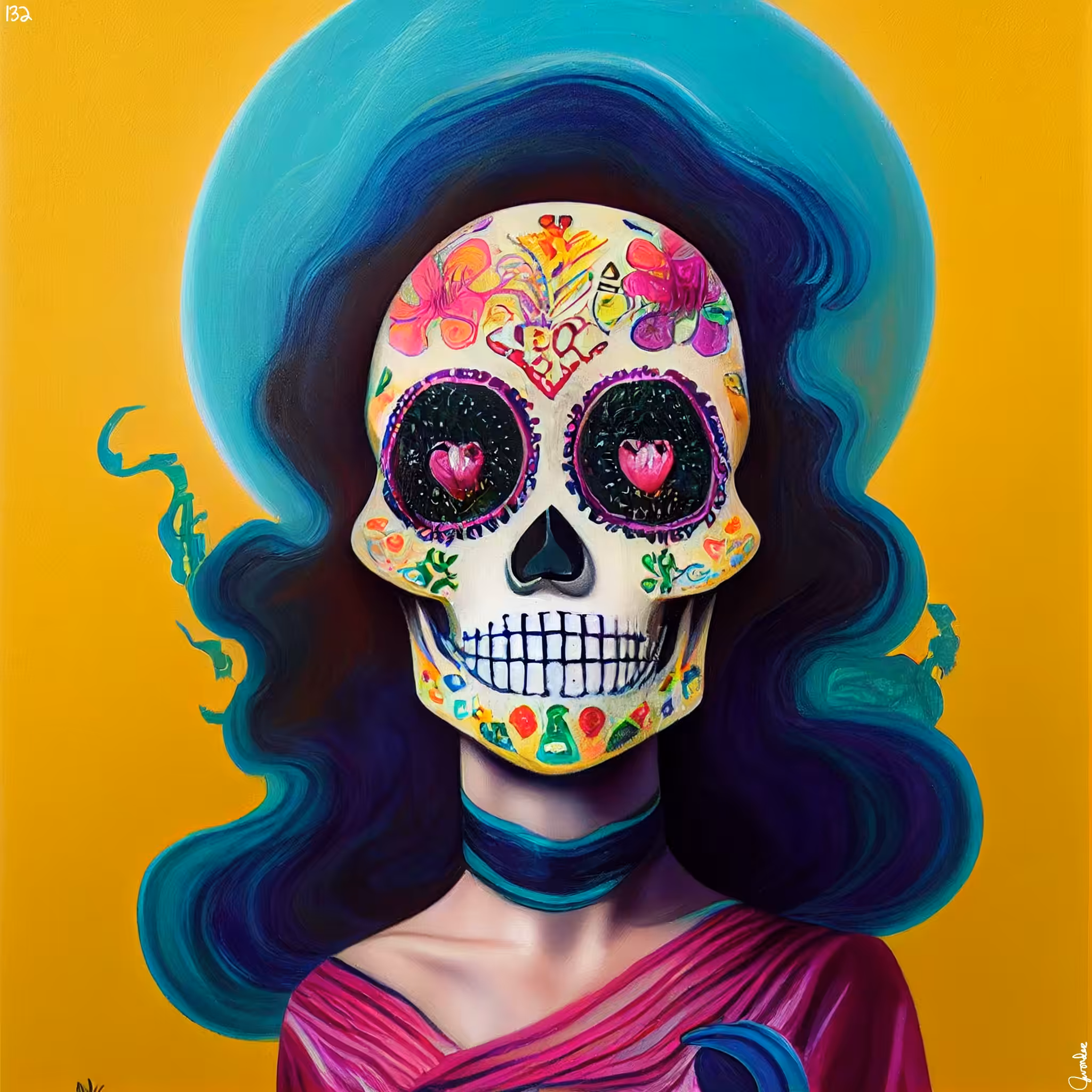 sugar skull #132