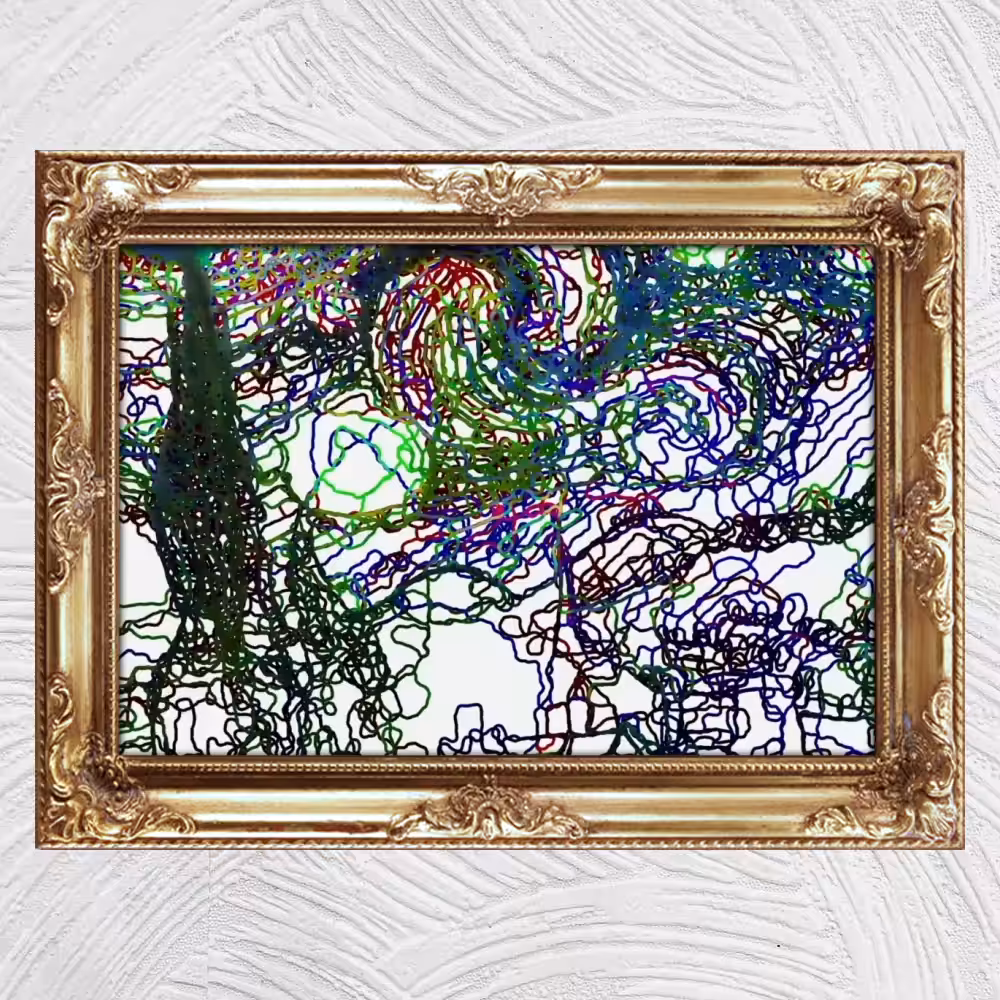 / The Starry Night written in JavaScript /