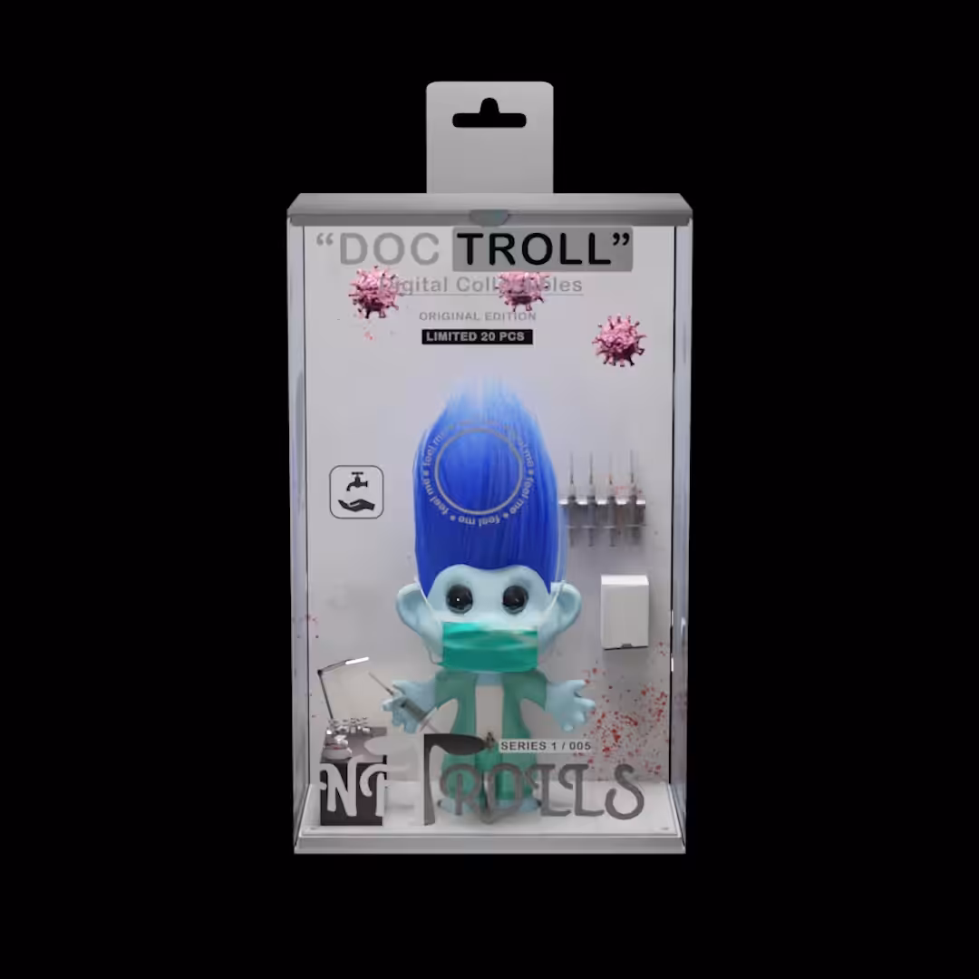 NFTroll #005 "DOC TROLL" - SERIES 1