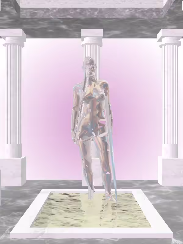 HeavenComputer: The Loser Holographic Glow Woman #1507