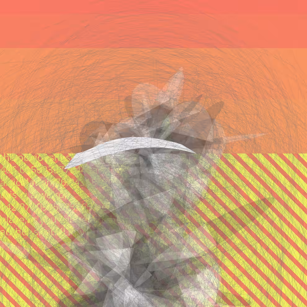 Generative composition: object in space #3