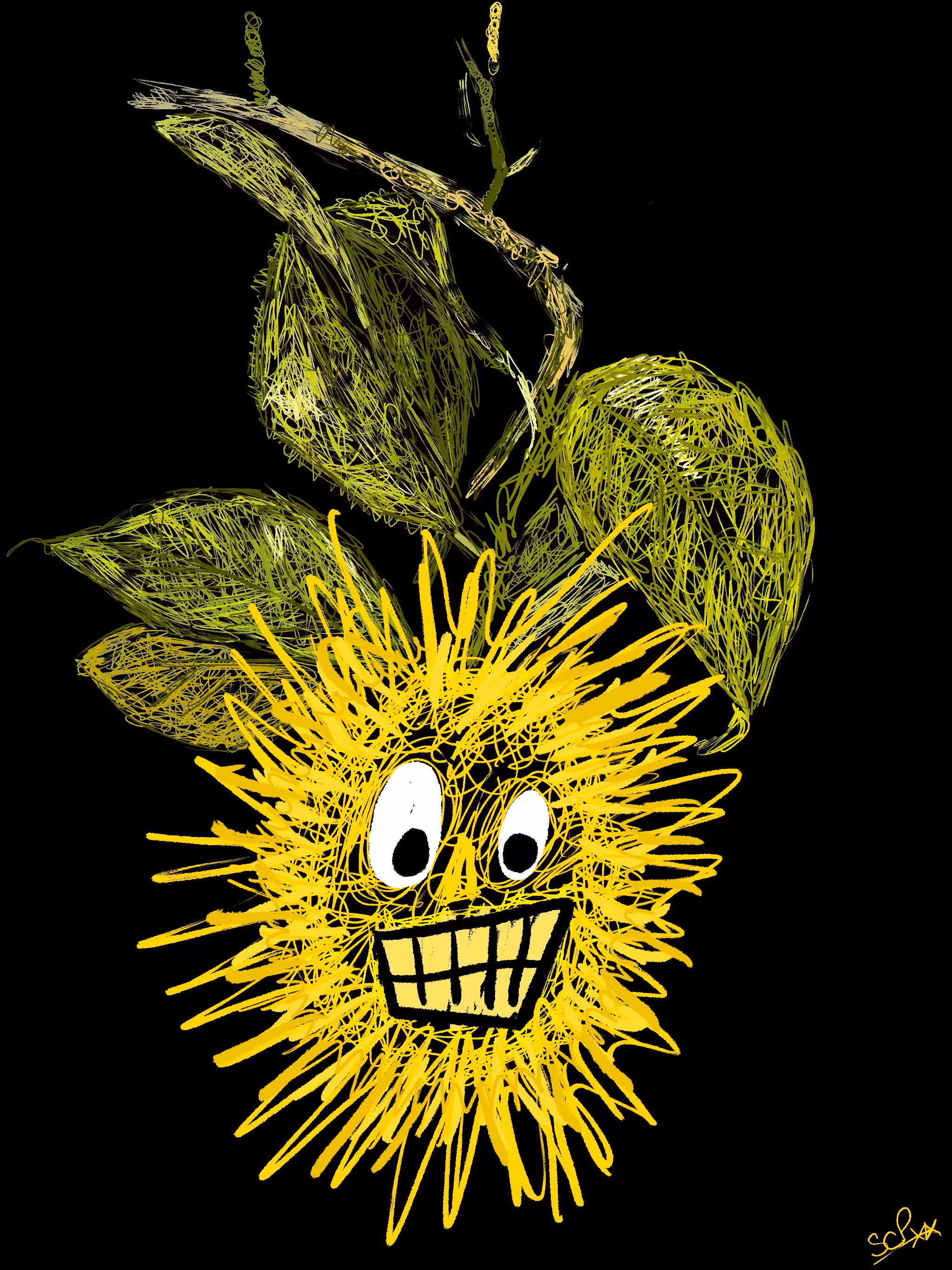 "Lemon Skull" SCP XX - Crazy Skull ArtWork