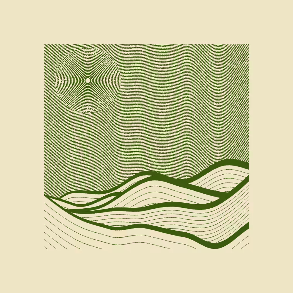 One color sketch #39